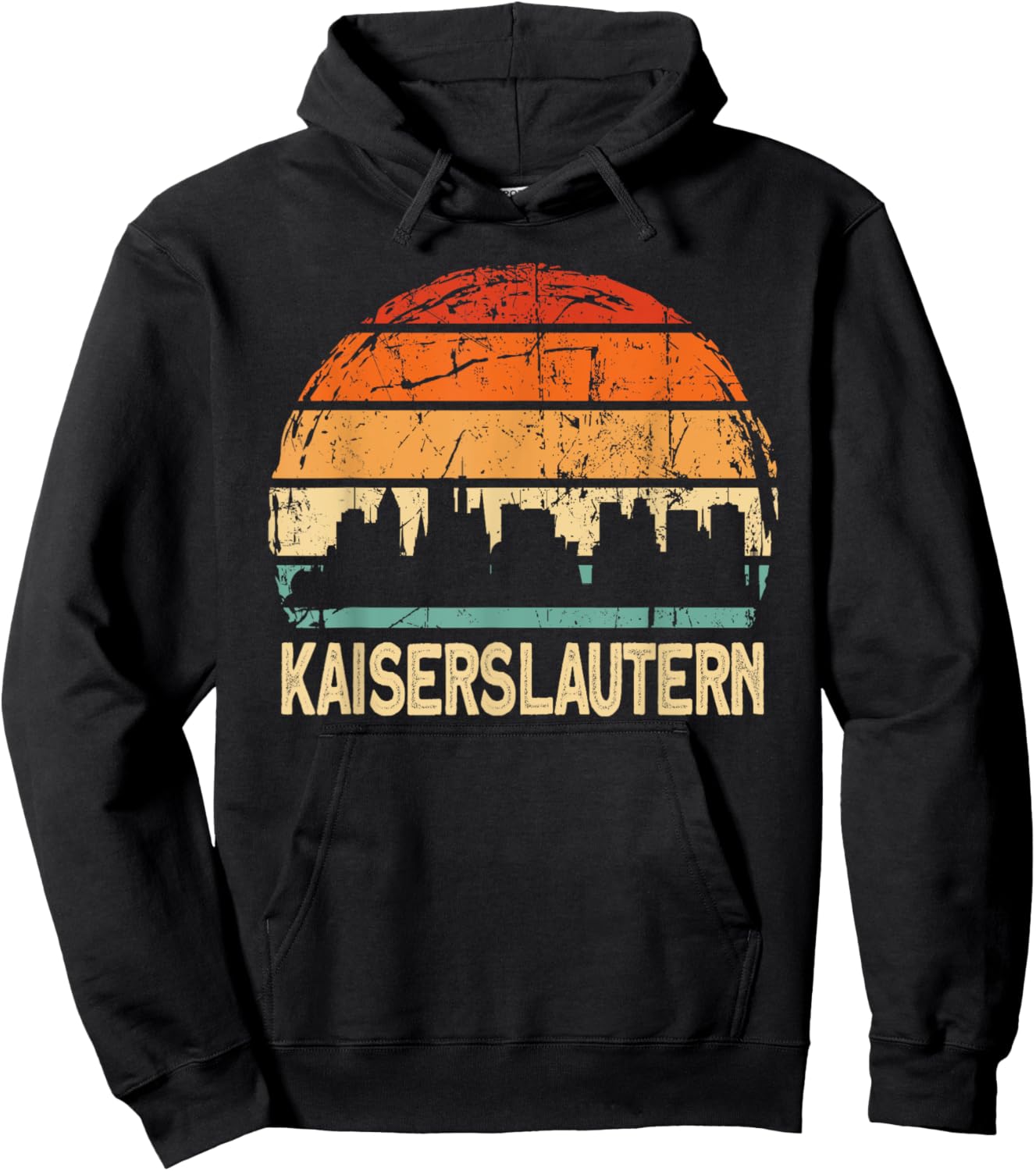 Kaiserslautern Skyline Hoodie - Hoodie | Black
