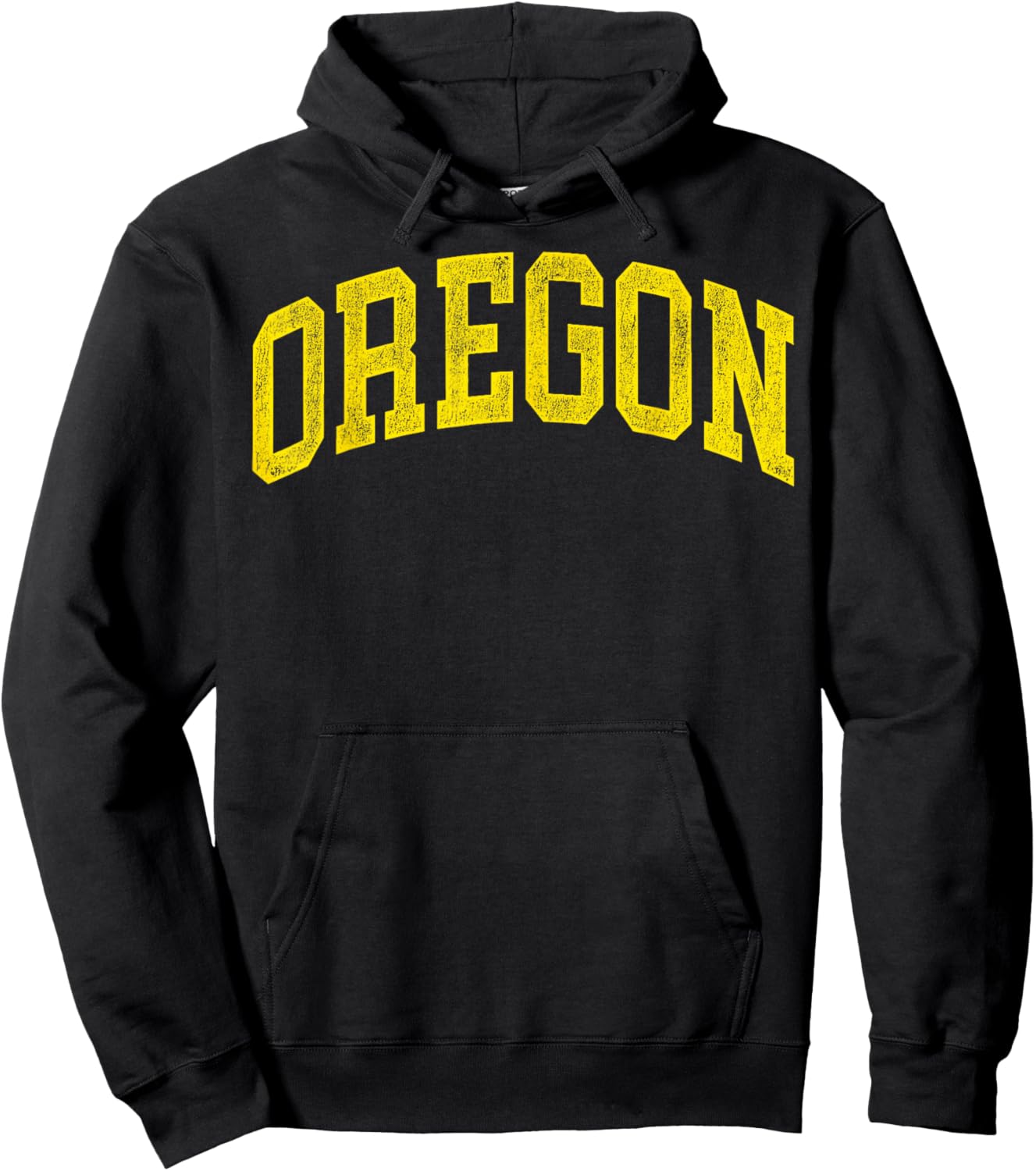 Vintage Oregon Men Oregon Women Green Design Men Women Kids Hoodie - Hoodie | Black