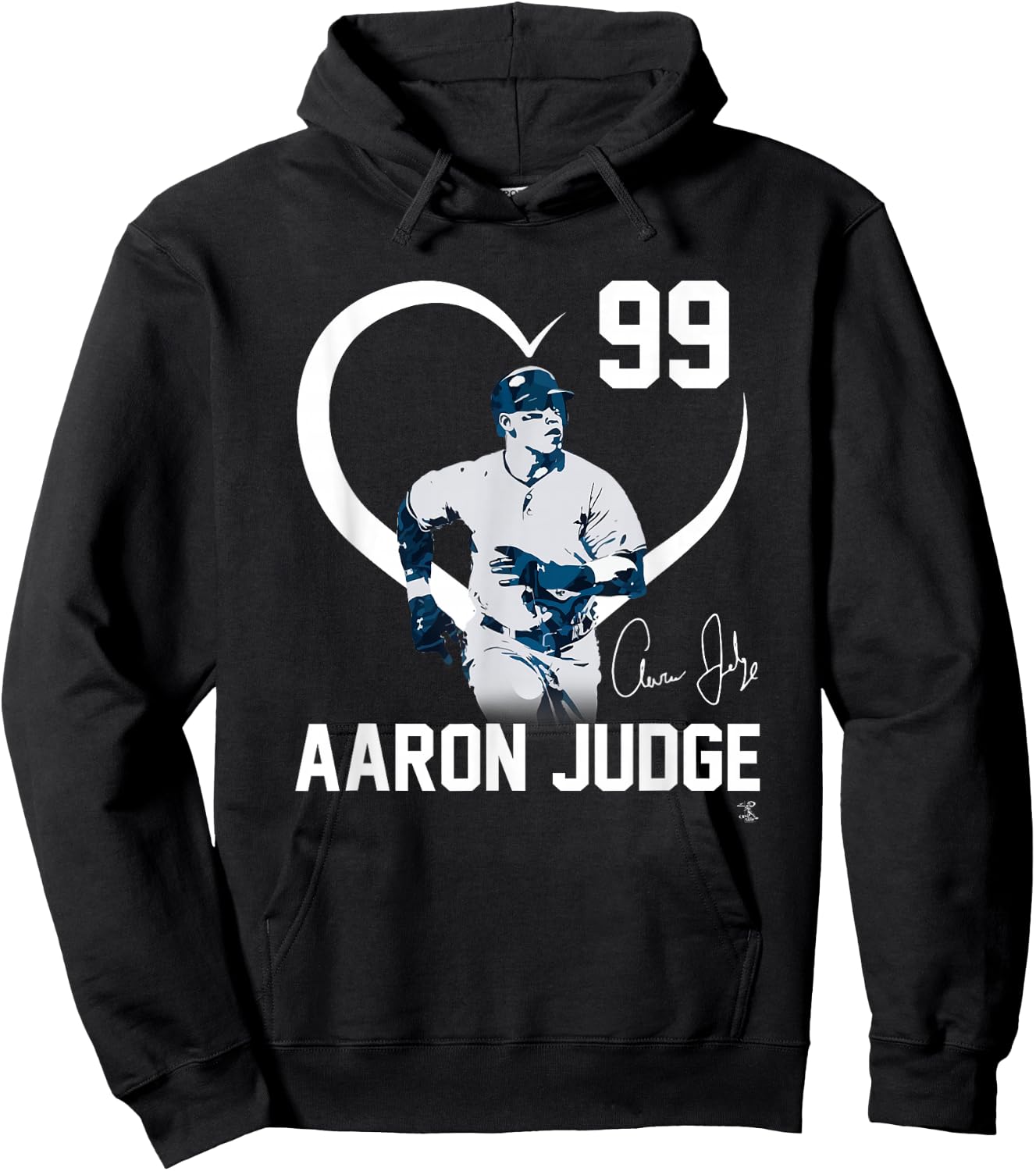 Aaron Judge Player Heart - Apparel Hoodie - Hoodie | Black