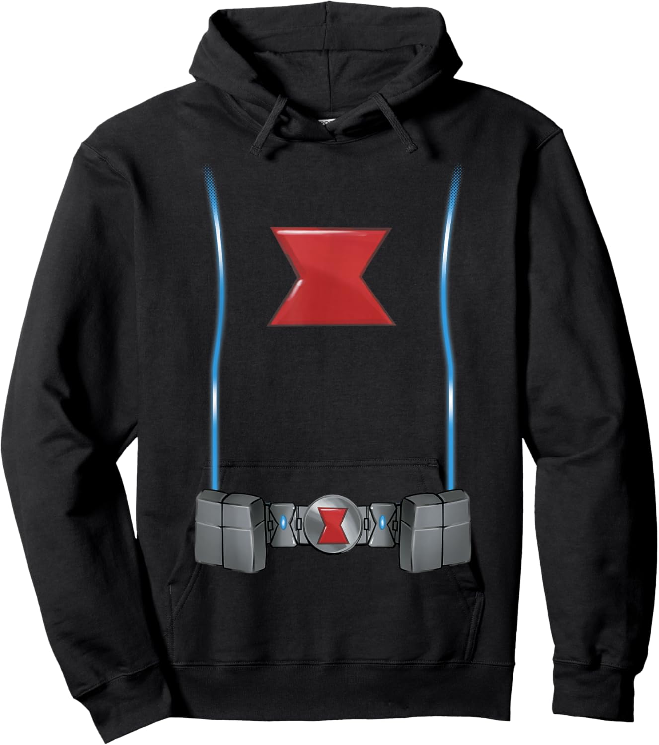 Marvel Comics Avengers Halloween Black Widow Spy Costume Hoodie - Hoodie | Black