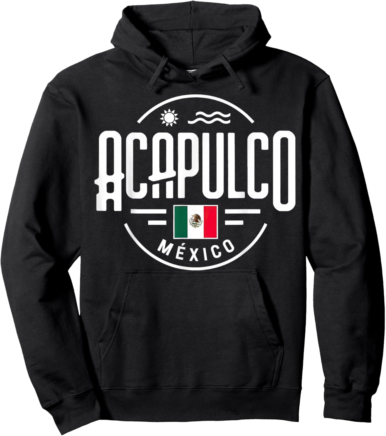 Acapulco México City Mexico Beach Sun Hoodie - Hoodie | Black