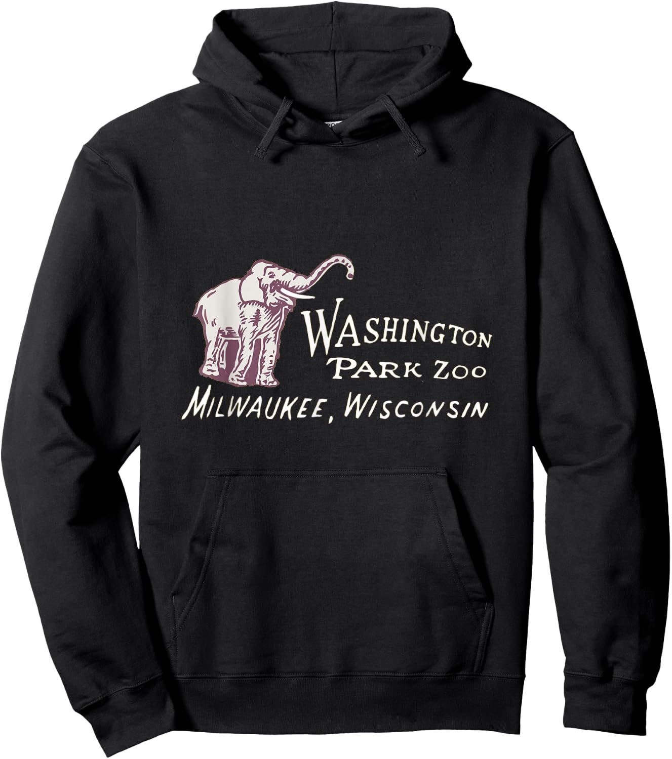 Washington Park Zoo Milwaukee design Hoodie - Hoodie | Black