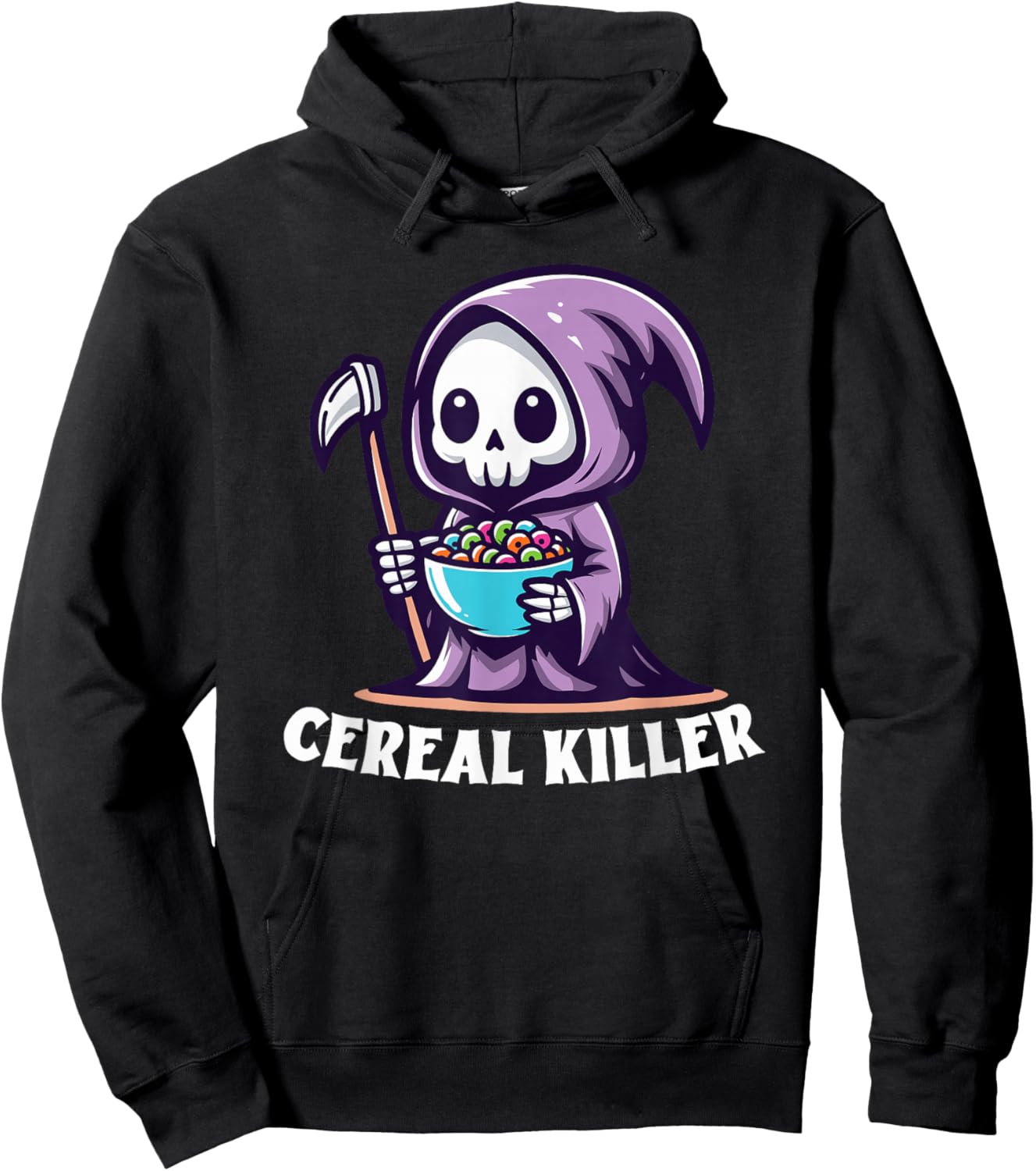 Kawaii Grim Reaper - Cereal Killer Hoodie - Hoodie | Black