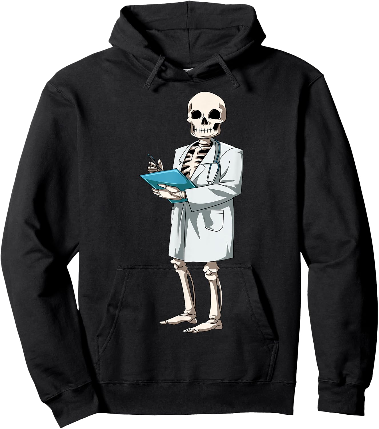 Nurse Halloween Skeleton Doctor Halloween Medical Skeleton Hoodie - Hoodie | Black