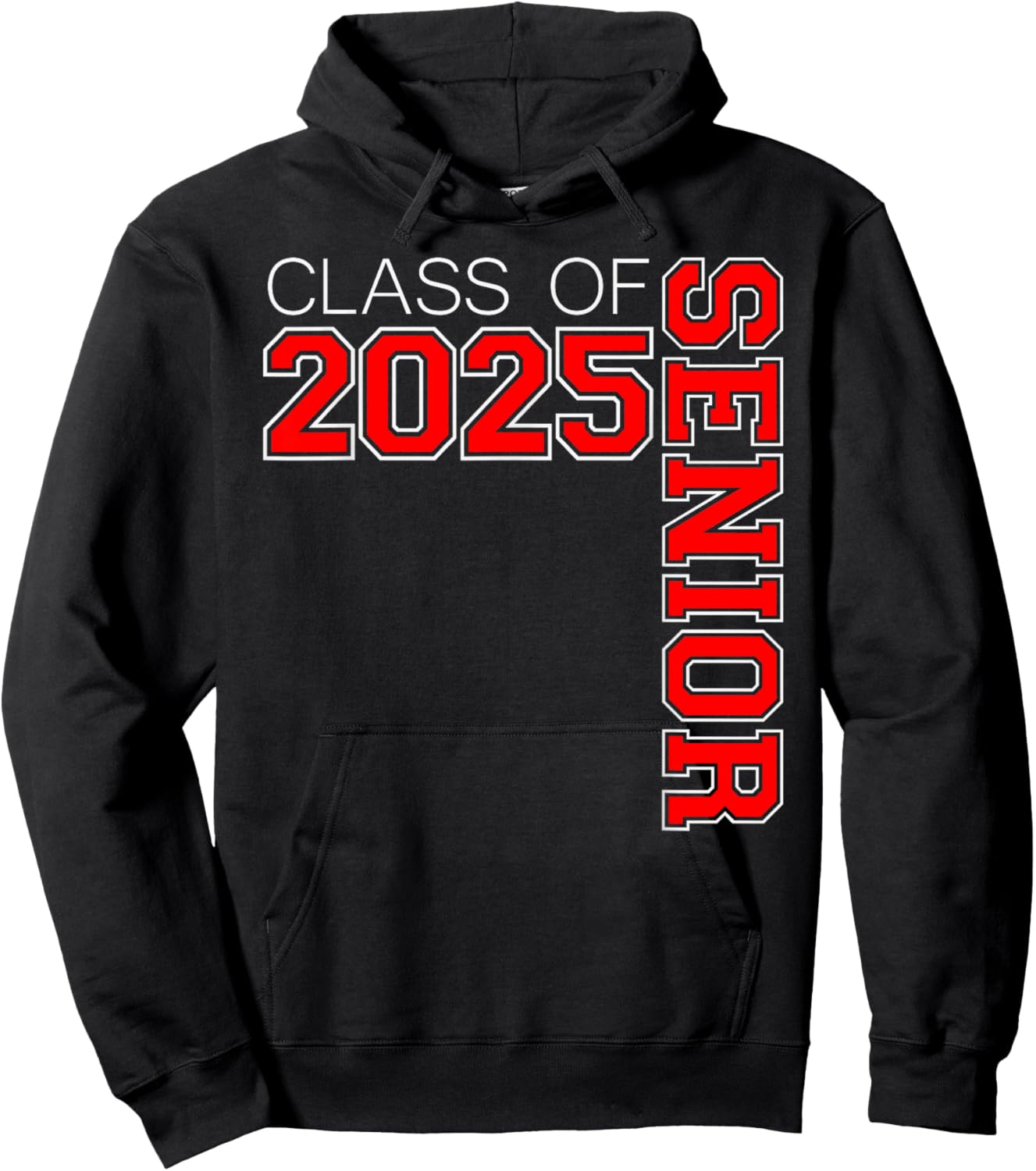 Red Class of 2025 Senior Swag - 2025 Senior Grads of 25 Hoodie - Hoodie | Black