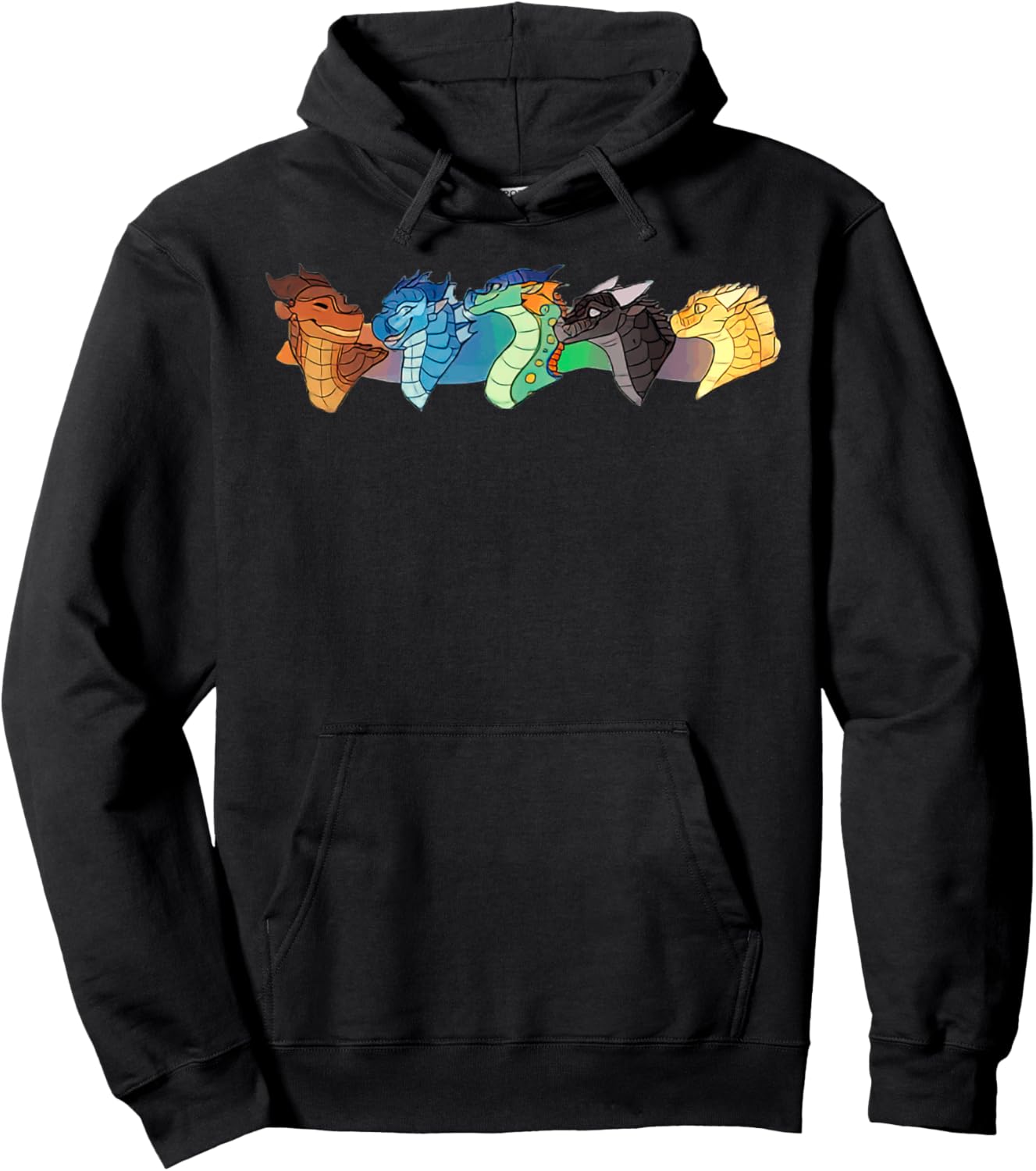 Wing of Fires Legends Fathom Darkstalker Clearsight Hoodie - Hoodie | Black