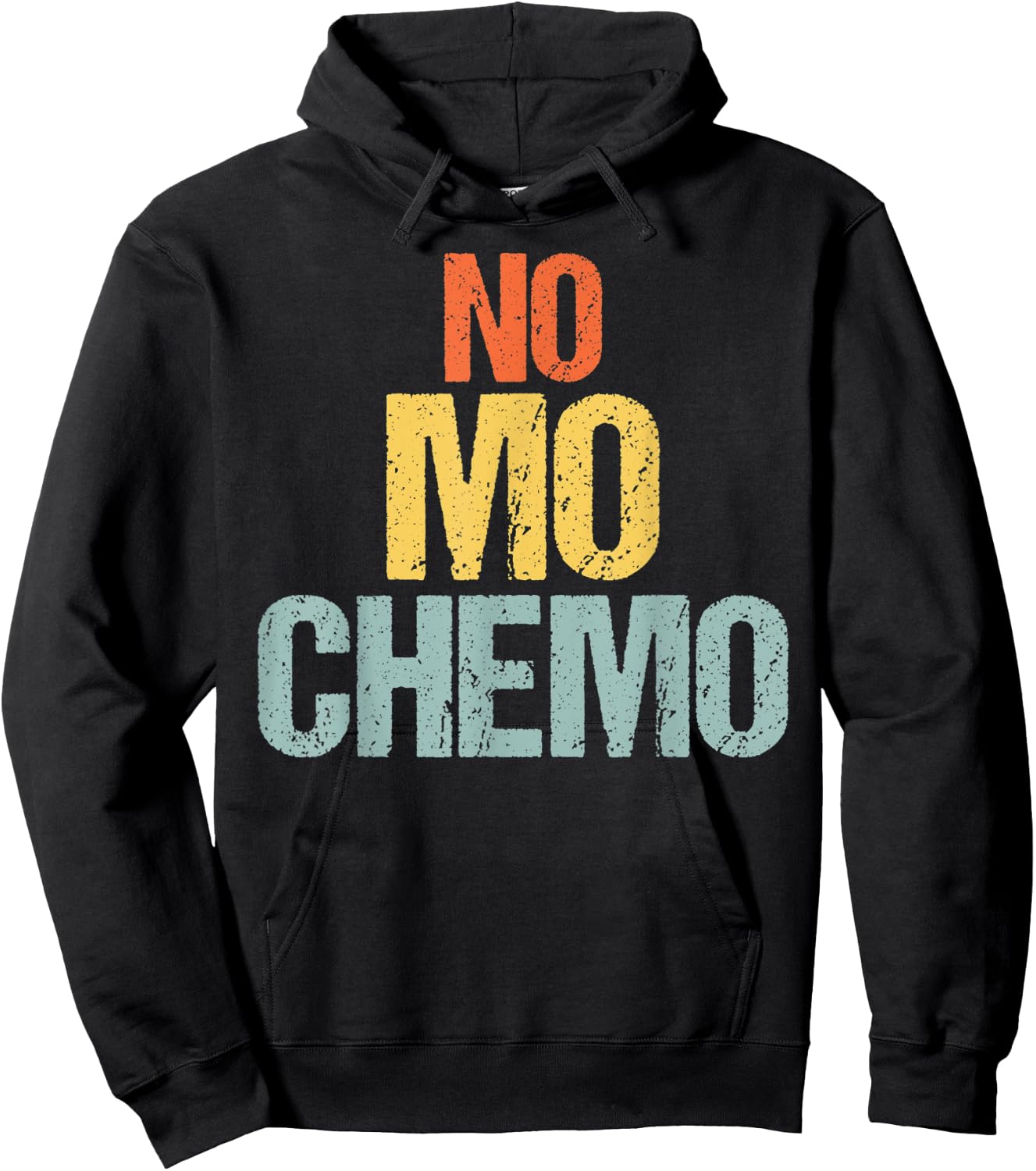 No Mo Chemo Funny Chemotherapy Battle Cancer Fighter Gift Hoodie - Hoodie | Black
