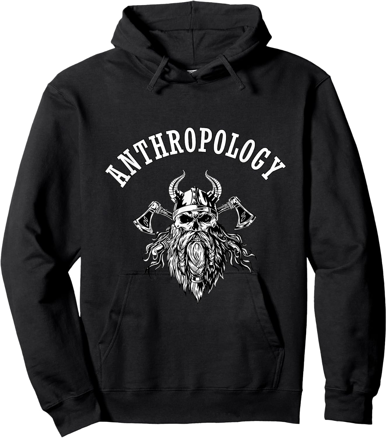 Funny Anthropology Shirt Skeleton Anthropologist Ax cleaver Hoodie - Hoodie | Black