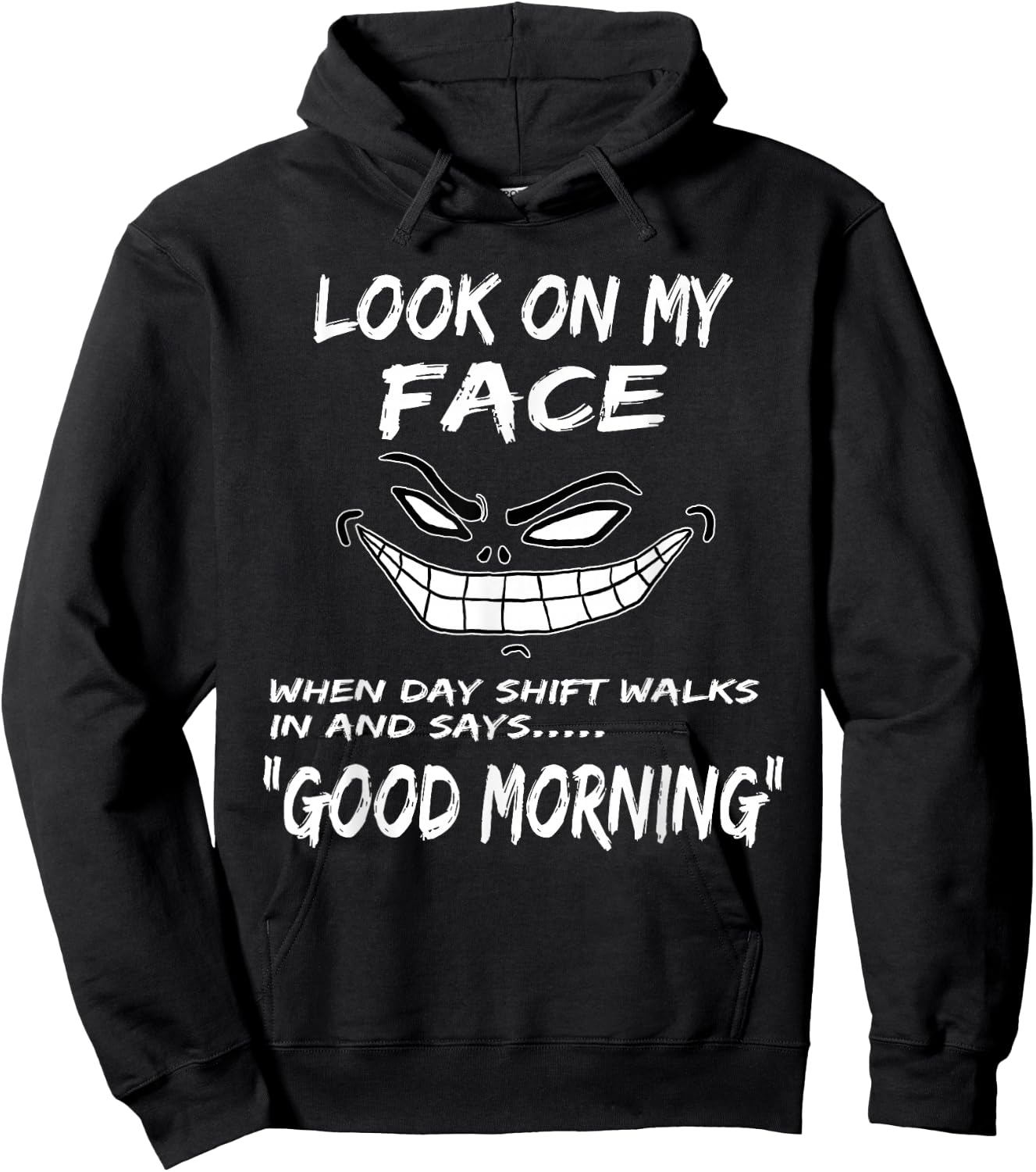 Night Shift Workers Gift, Funny Midnight Shift Gifts Hoodie - Hoodie | Black