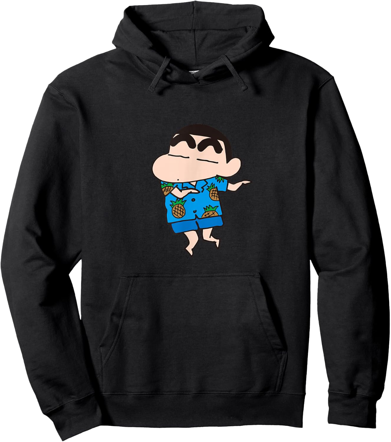 【Manga】Crayon Shin-chan Aloha Shin-chan Hoodie - Hoodie | Black