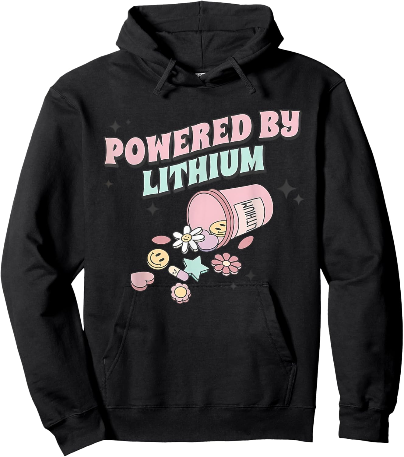Powered By Lithium Apparel Hoodie - Hoodie | Black