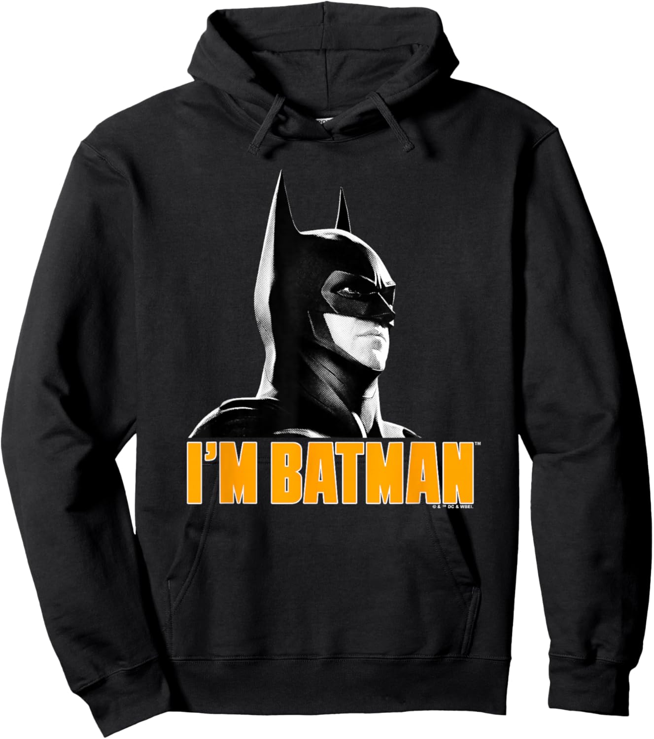 The Flash Movie Batman Portait Hoodie - Hoodie | Black