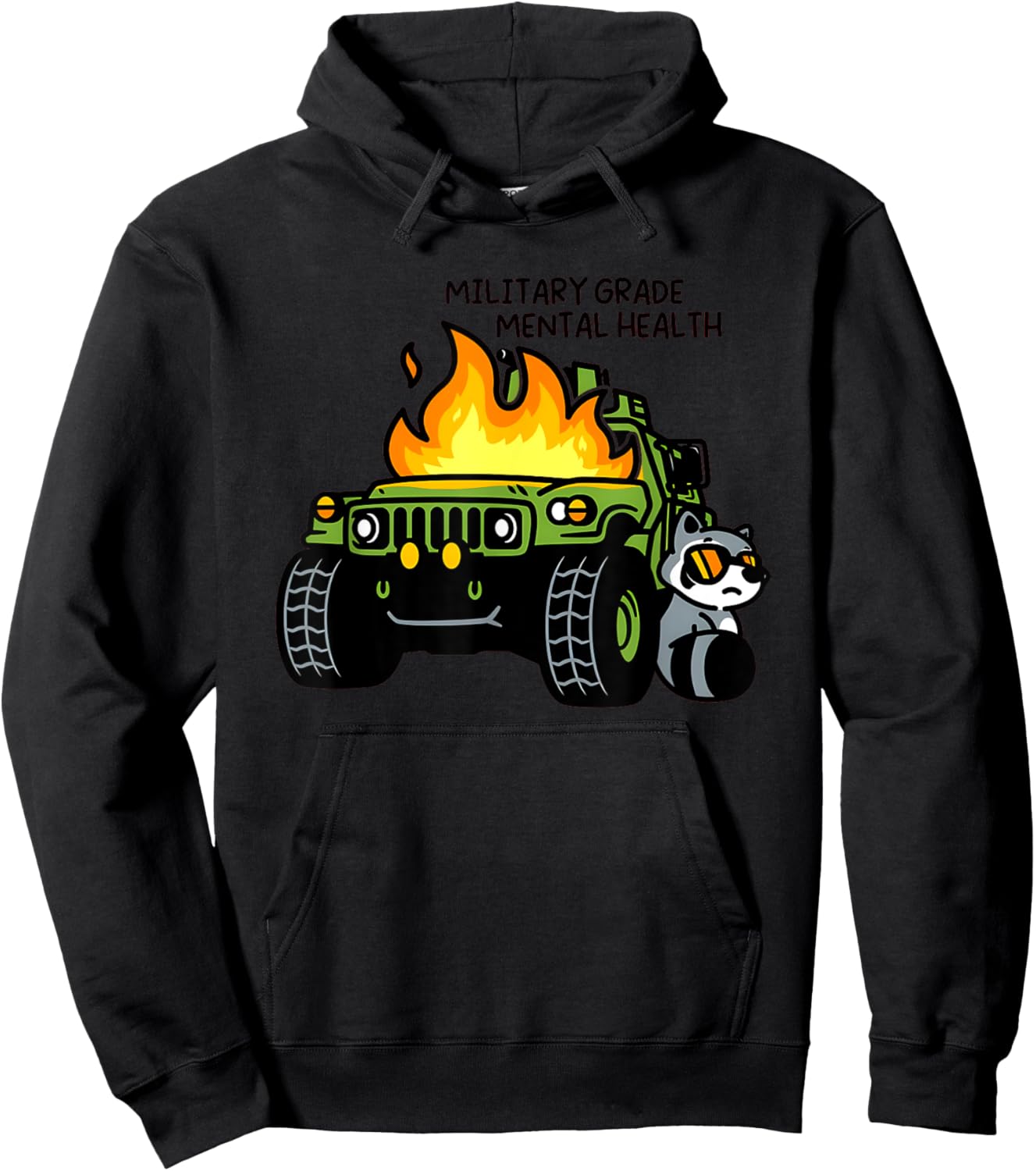 Military Grade Mental Health Hoodie - Hoodie | Black