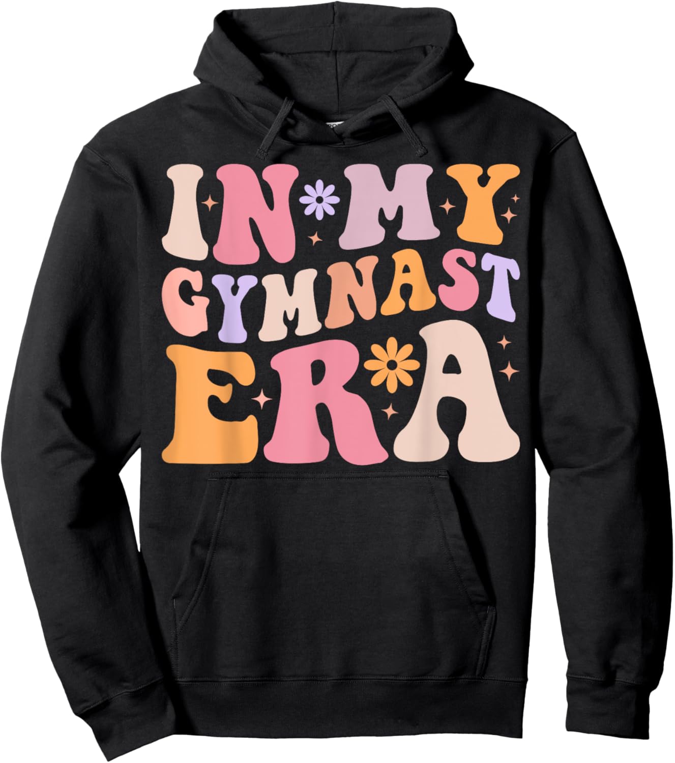 Groovy In My Gymnast Era Gymnast Gymnastic Hoodie - Hoodie | Black