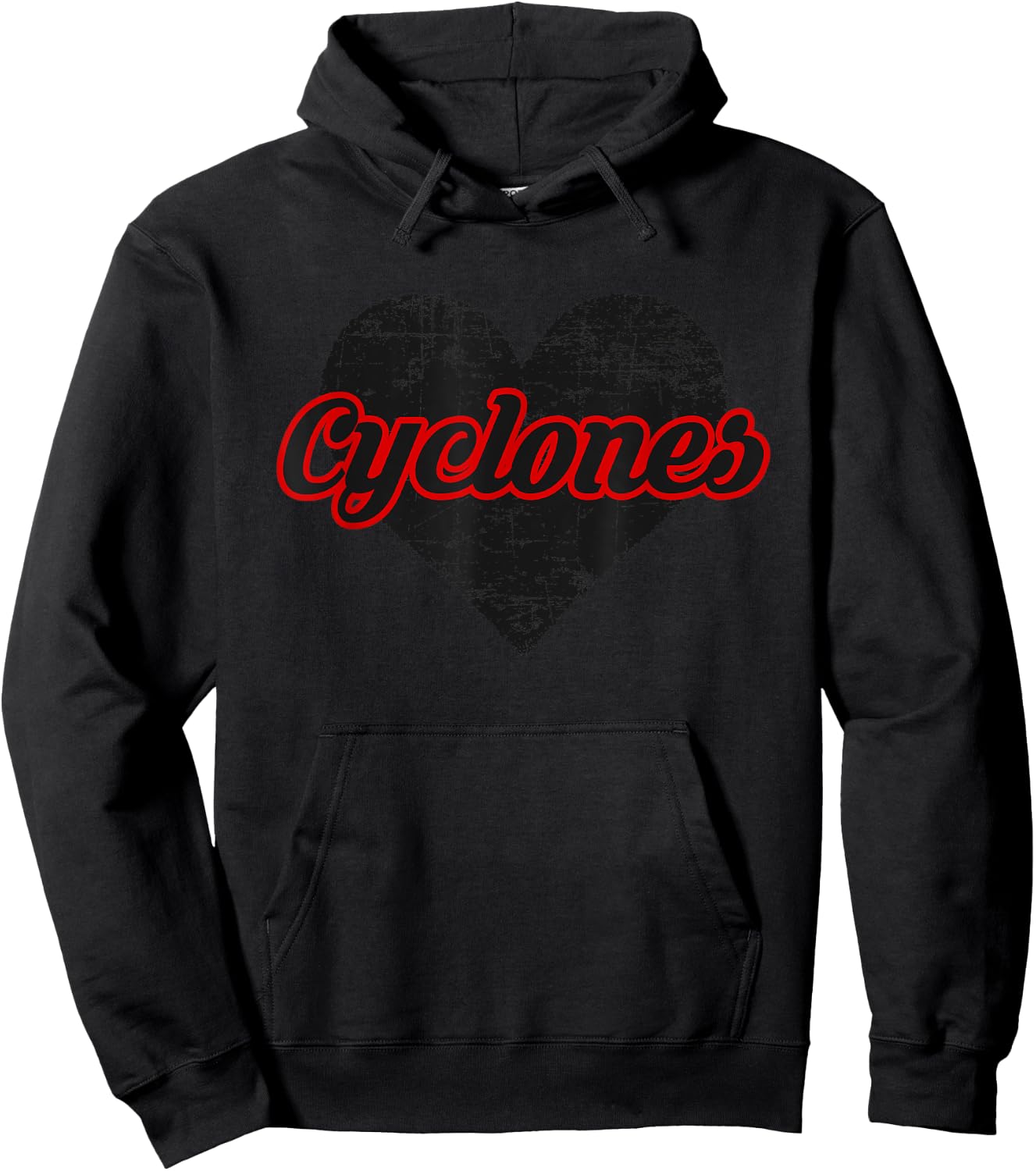 Over Heart Hoodie - Hoodie | Black