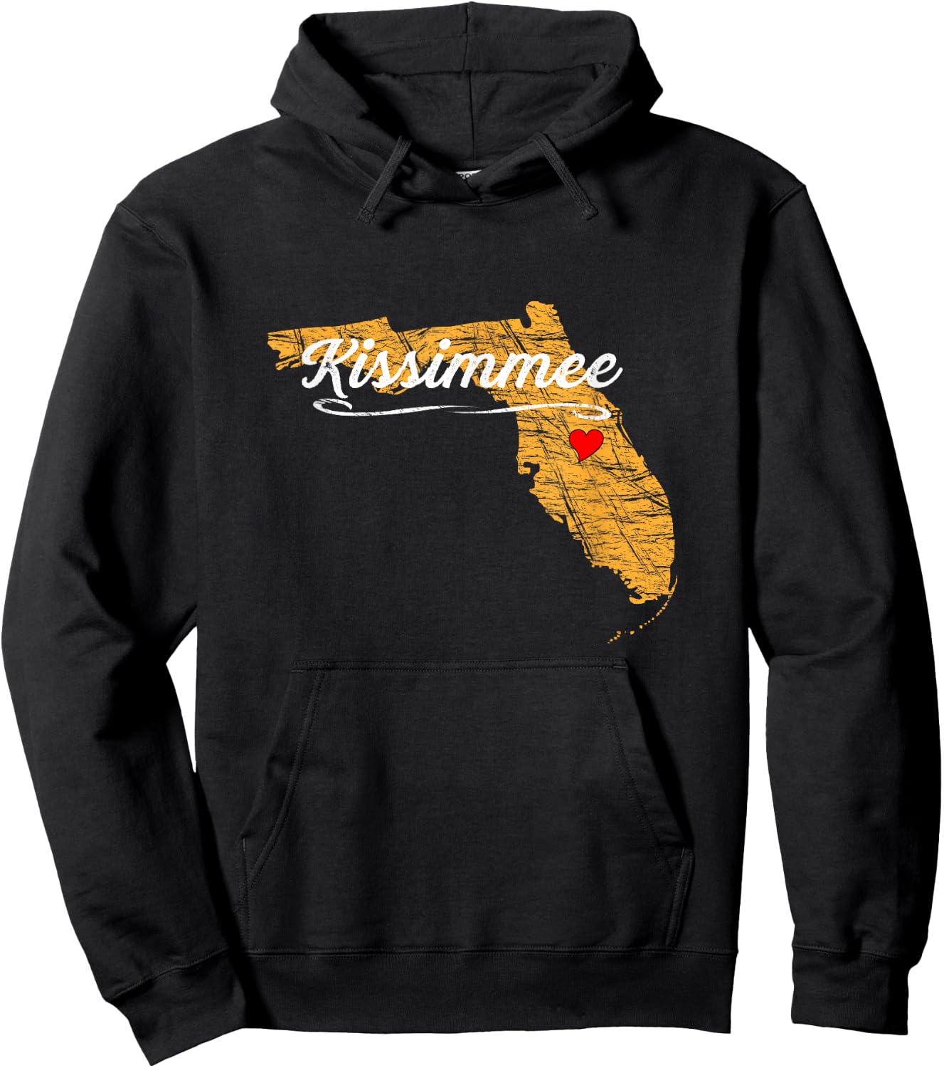 City of Kissimmee Florida Vacation Souvenir Graphic Hoodie - Hoodie | Black