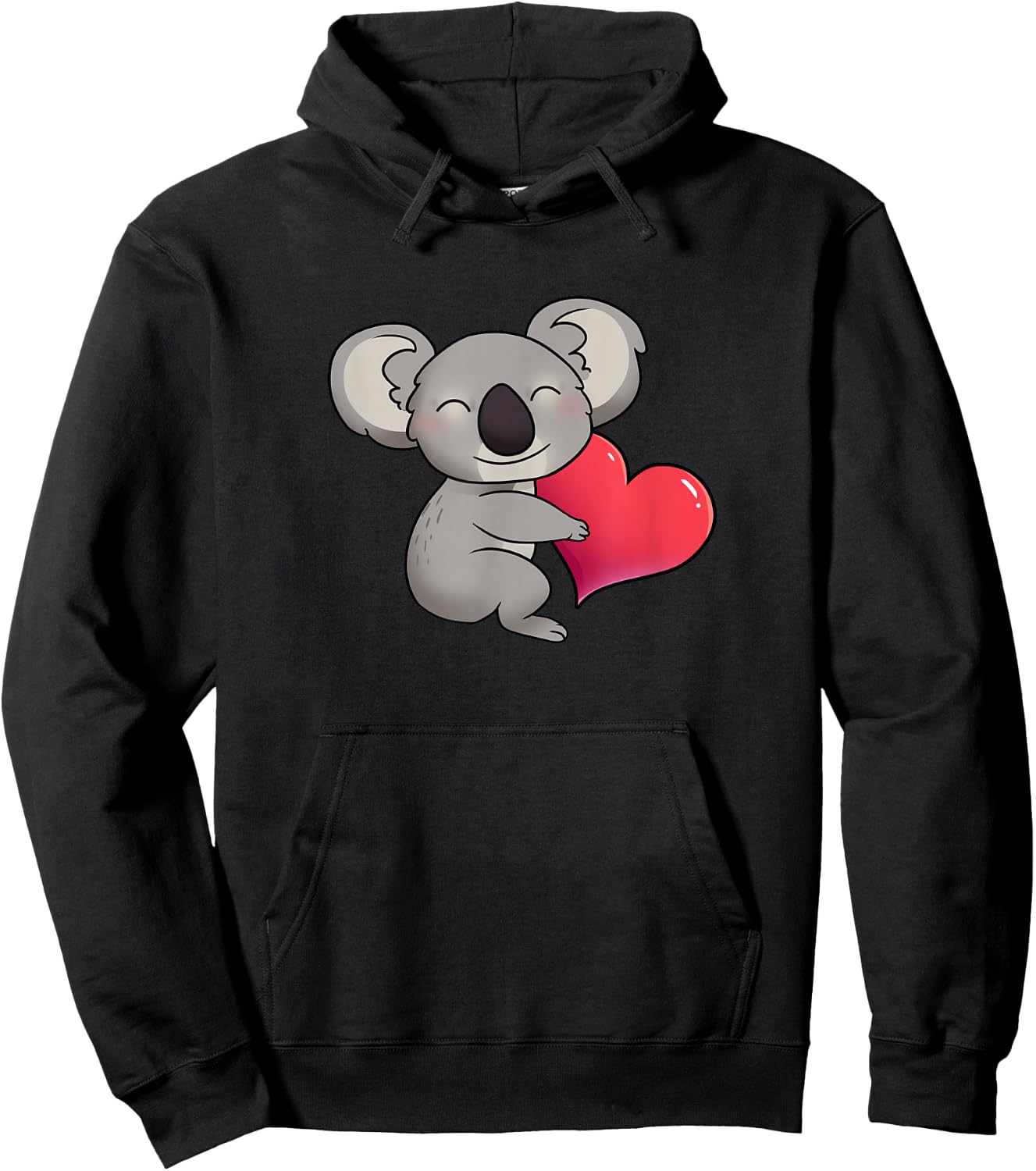 Koala Conservation Support Wildlife with Adorable Koala Bear Hoodie - Hoodie | Black