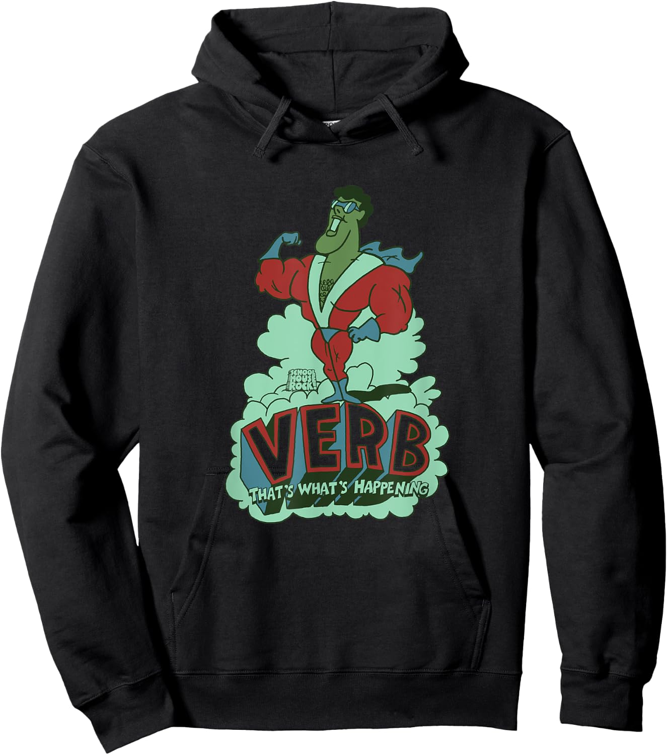 Ripple Junction x Ripple Junction x Schoolhouse Rock Verb Hoodie - Hoodie | Black