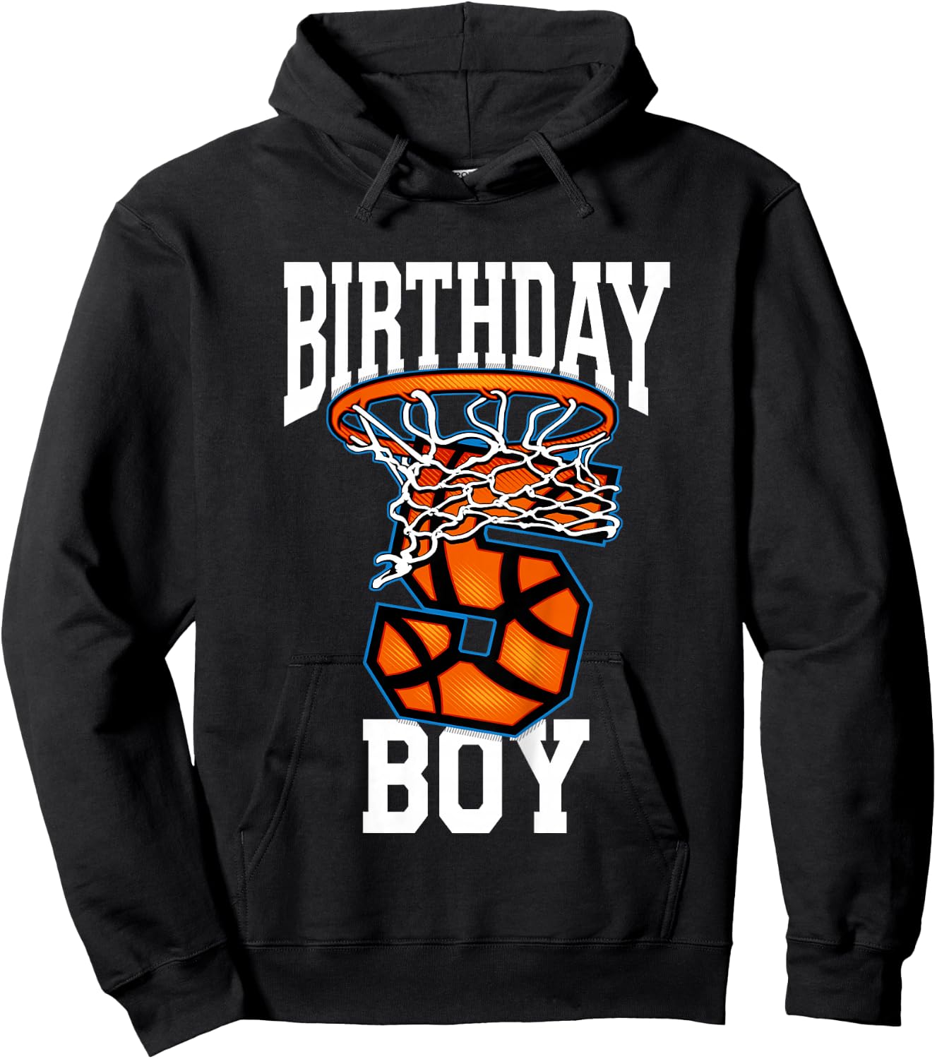 Kids 5th Birthday | Basketball Shirt For Boy | 5 Years Old Hoodie - Hoodie | Black