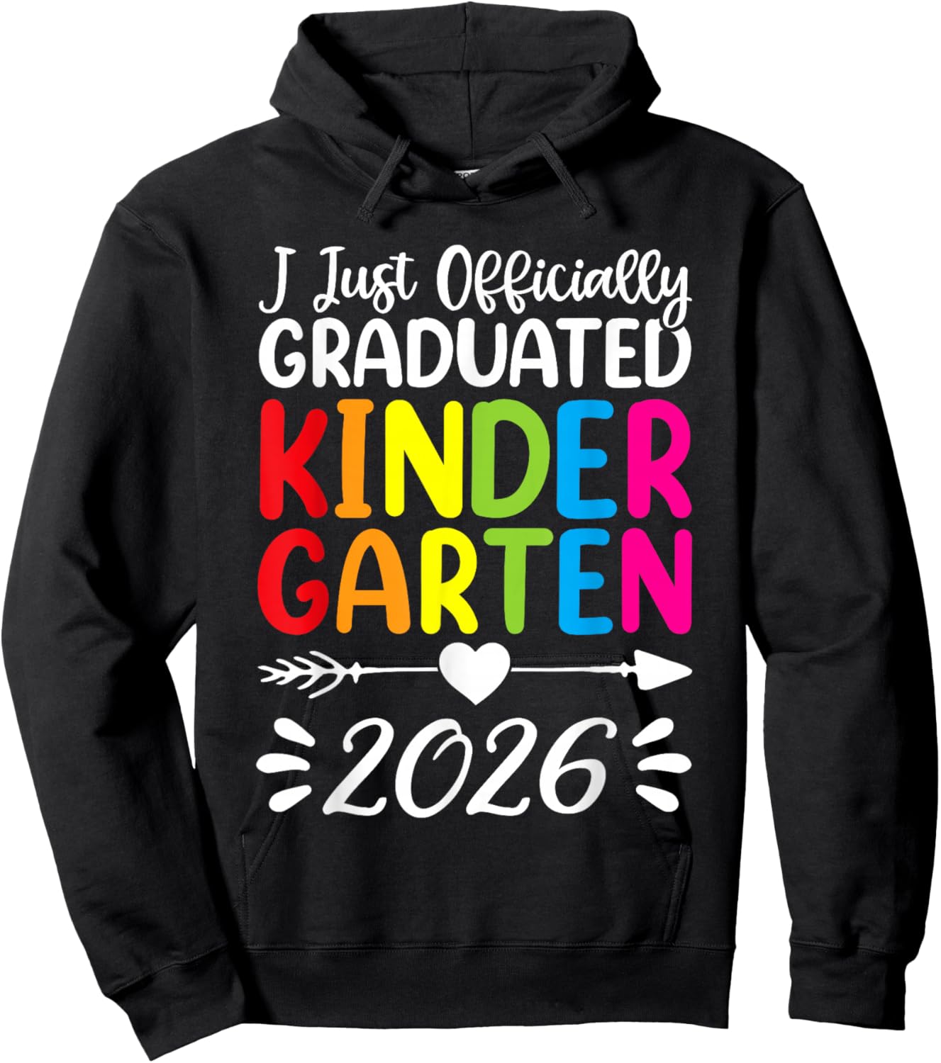 Kindergarten Graduation Outfit for Boys and Girls, Graduate Hoodie - Hoodie | Black