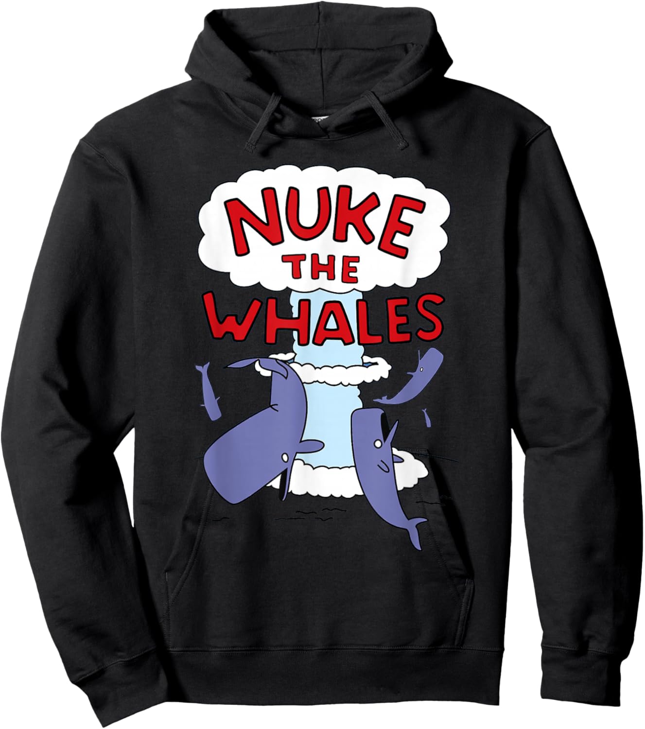 Nuke The Whales Lisa Nelson Design Hoodie - Hoodie | Black