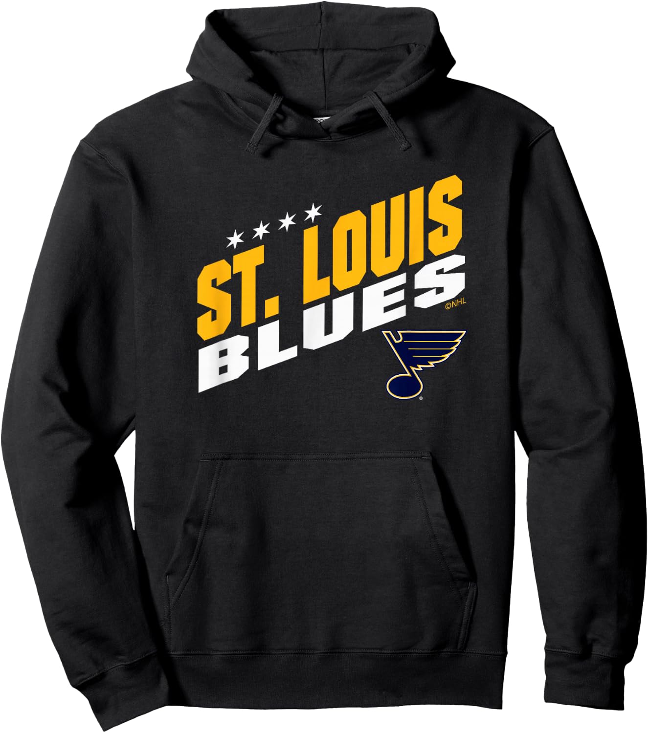 St. Louis Blues Fuel Royal Officially Licensed Hoodie - Hoodie | Black