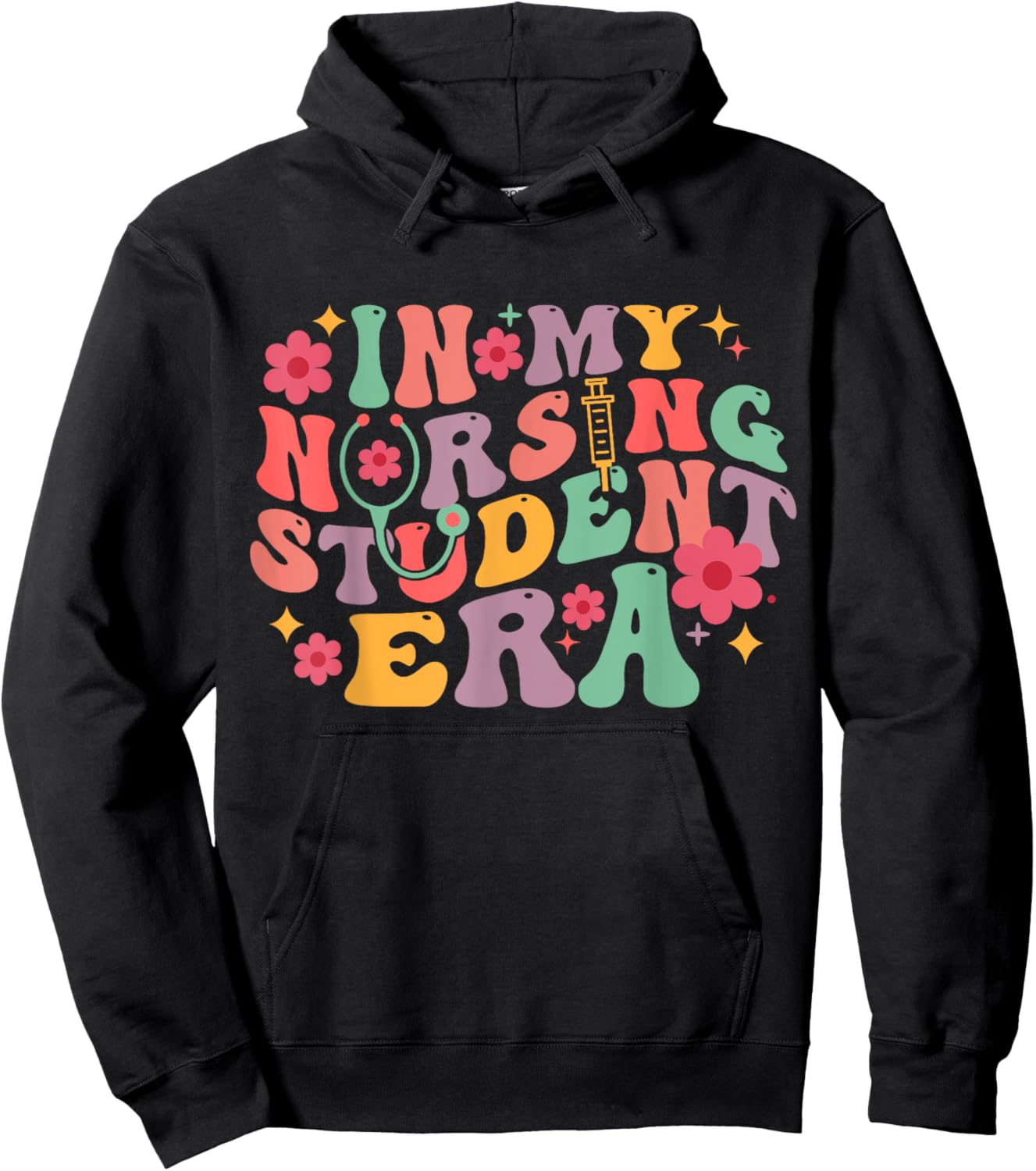 In My Nursing Student Era School Nurse Future In Progress Hoodie - Hoodie | Black