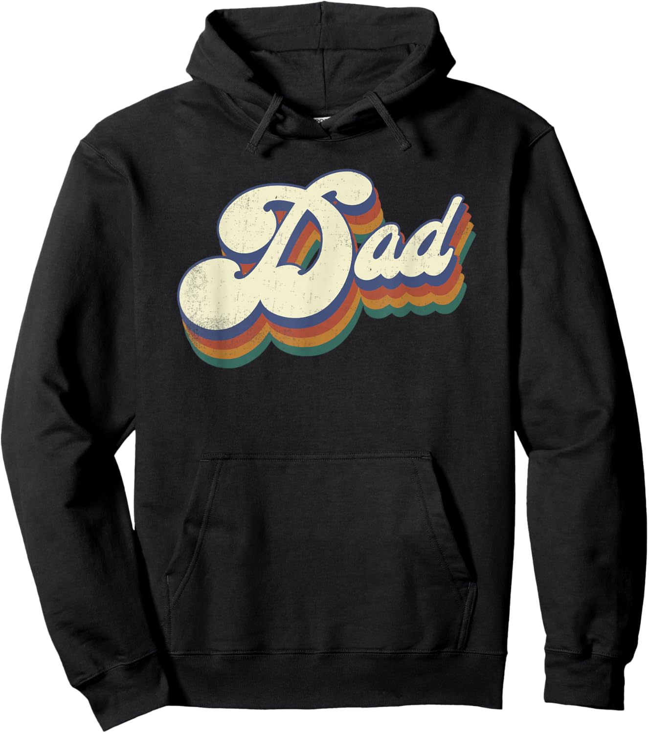 Dad Gifts Retro Vintage Father's Day Dad Hoodie - Hoodie | Black