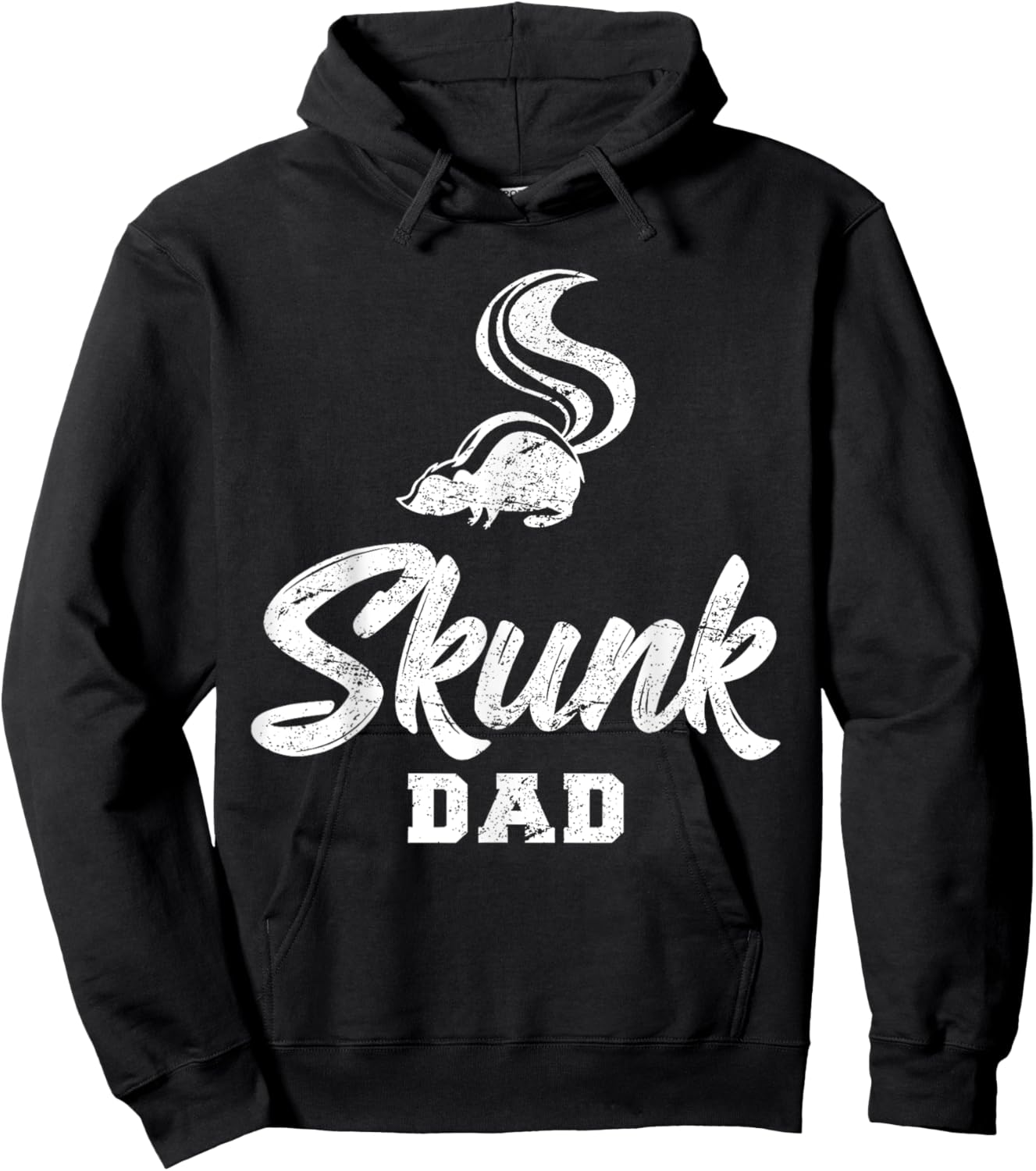 Skunk Dad - Animal Pet Lover Owner Hoodie - Hoodie | Black