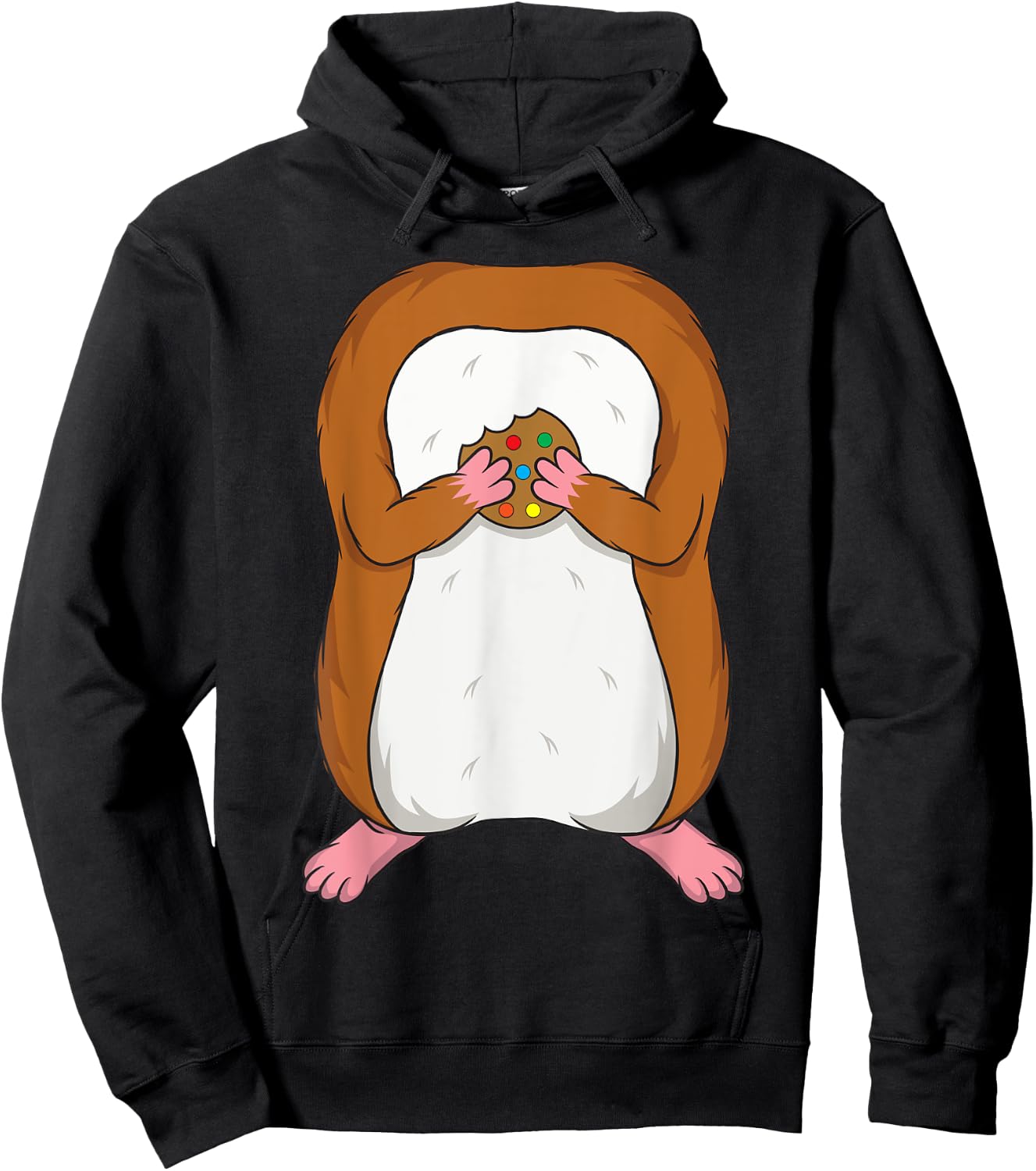 Funny Hamster Body Headless Halloween Easy Costume Outfit Hoodie - Hoodie | Black