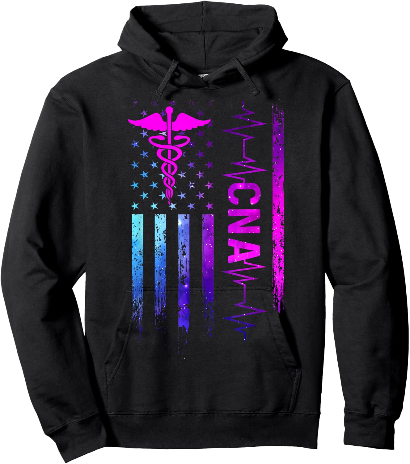 CNA Job Certified Nursing Assistant Hoodie - Hoodie | Black