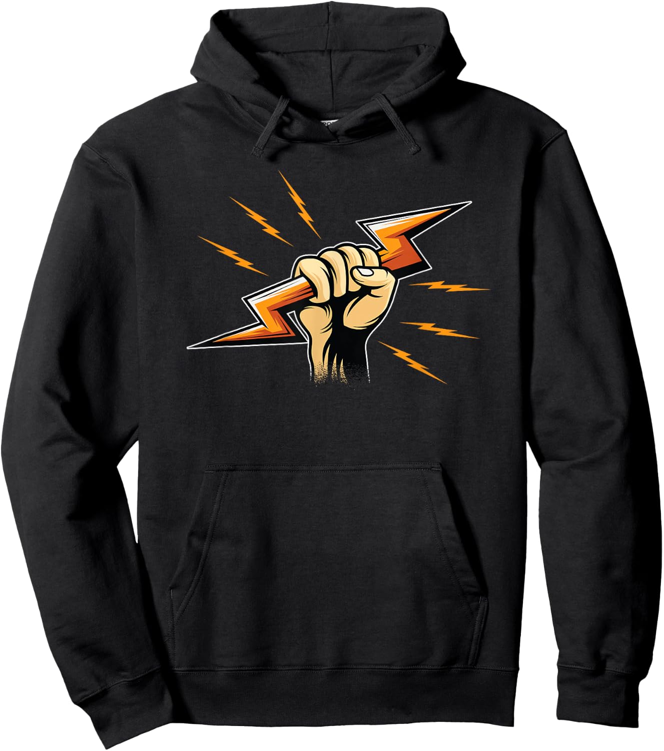 Funny Electrician Electrical Engineer - Electricity Lineman Hoodie - Hoodie | Black