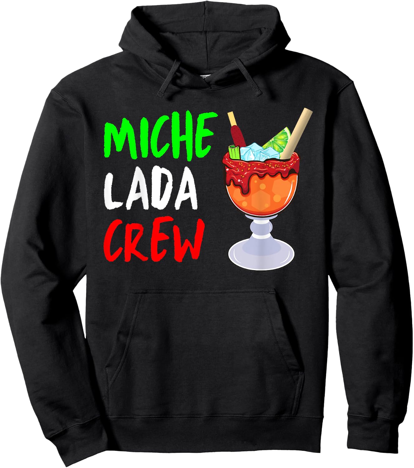 Michelada Crew Funny Michelada Cinco De Mayo Drinking Hoodie - Hoodie | Black