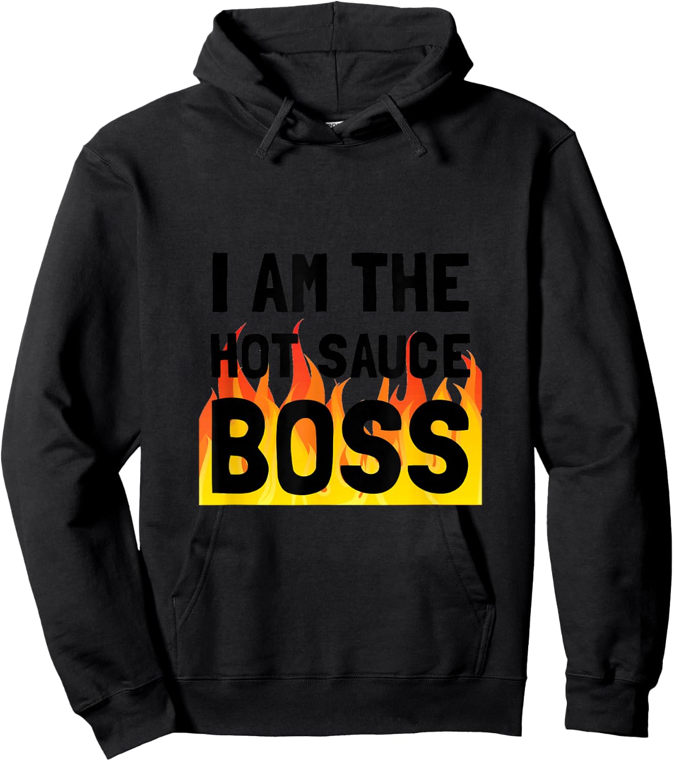 Hot Sauce Boss Funny Hoodie - Hoodie | Black