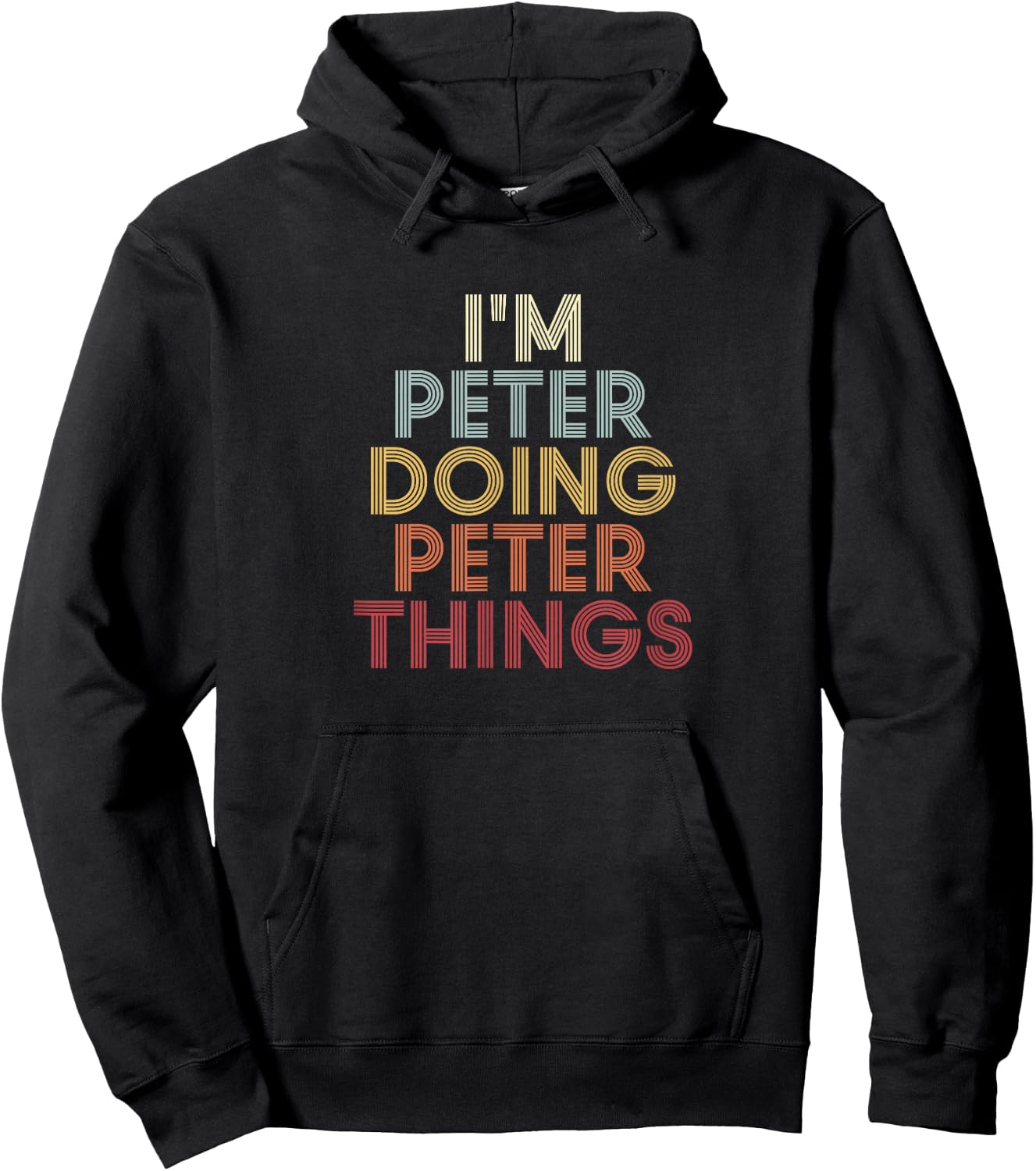 Peter Name Peter Personalized Name First Given Hoodie - Hoodie | Black