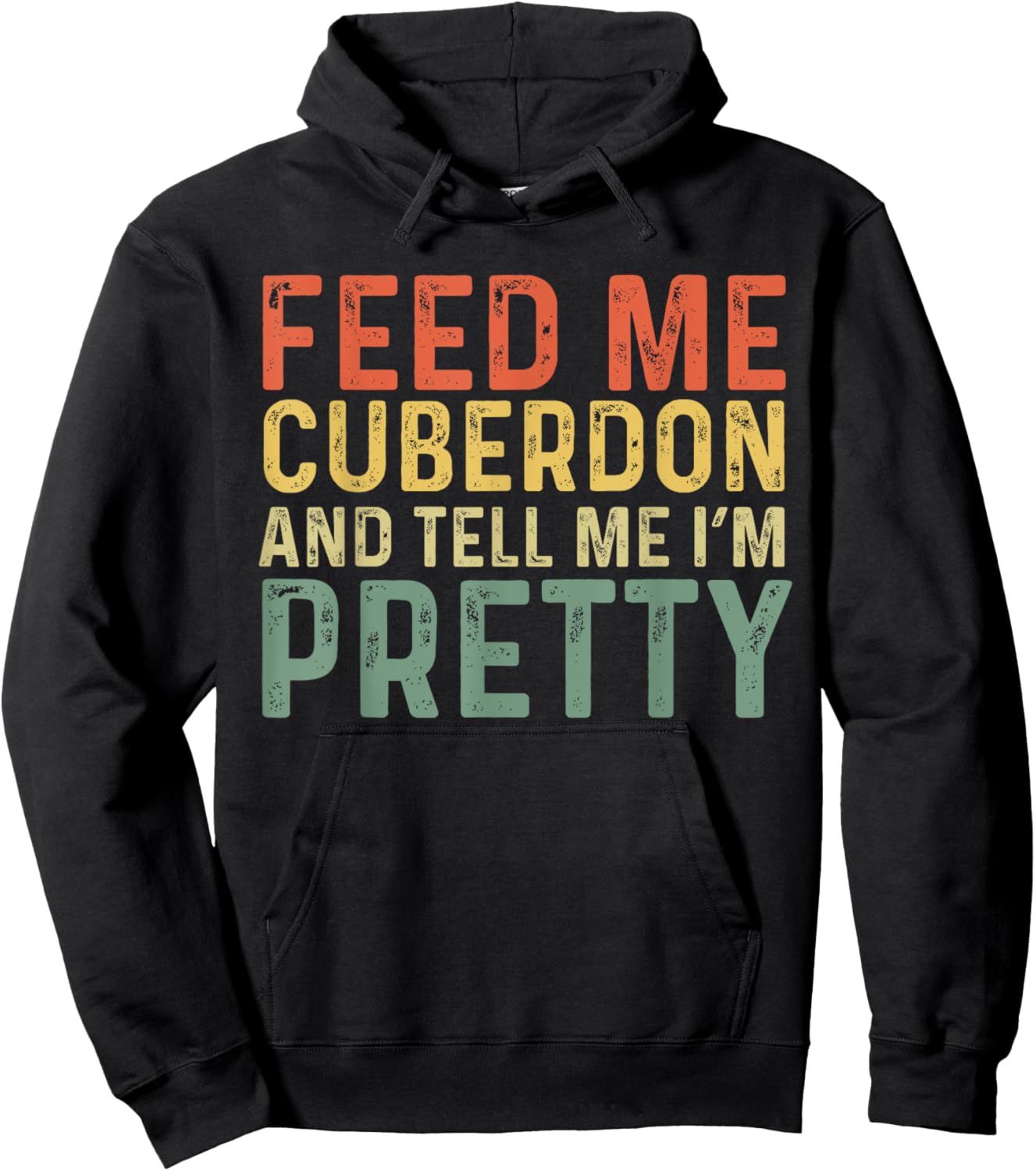 Feed Me Cuberdon - Funny Belgian Food Hoodie - Hoodie | Black
