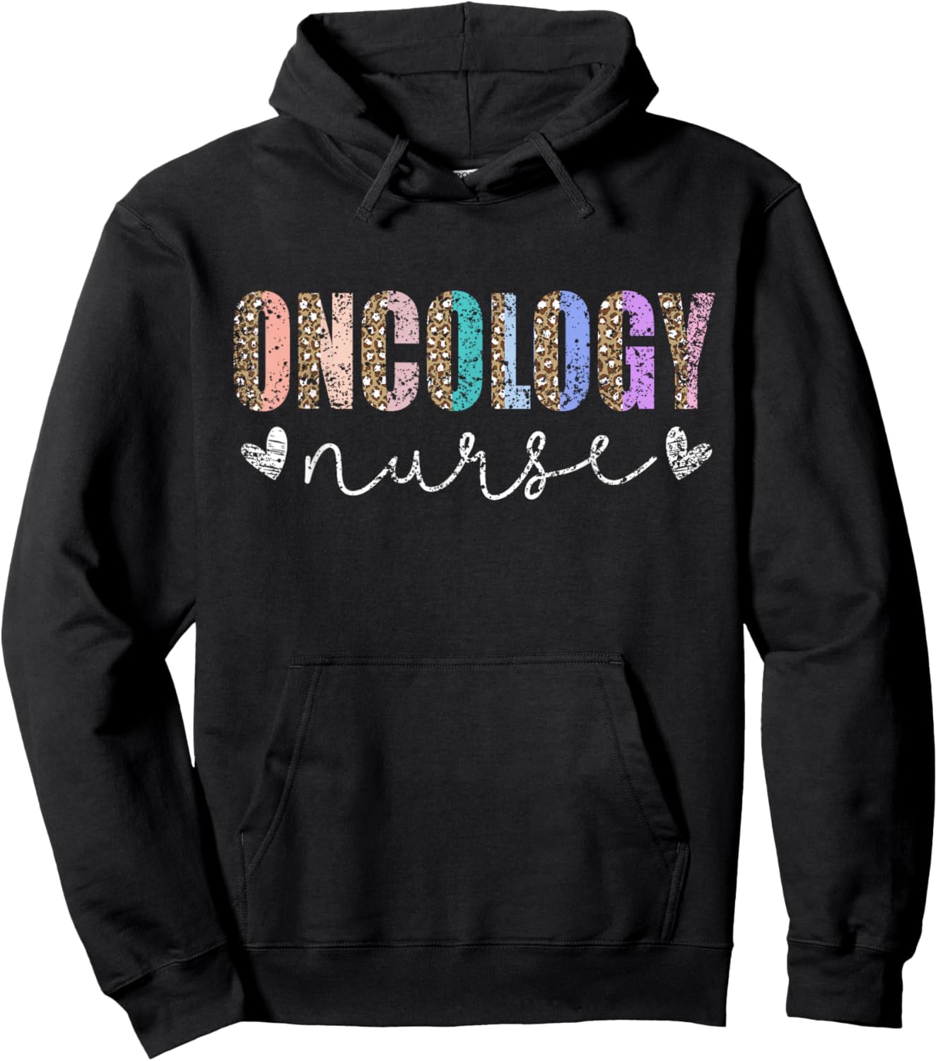Oncology Nurse Nurses Nursing Cancer Oncology Nurse Hoodie - Hoodie | Black