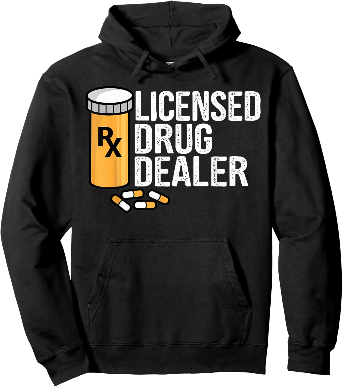 Rx Licensed Drug Dealer Funny Pharmacists Drug Store Gift Hoodie - Hoodie | Black