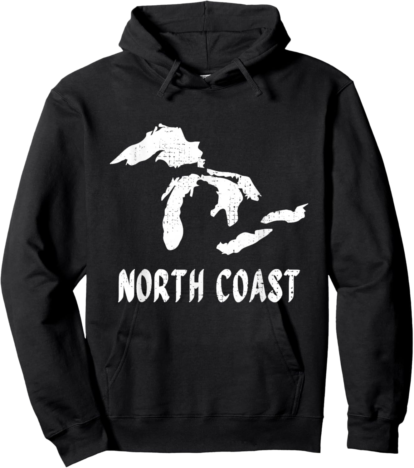 Unsalted Michigan, Great, Lakes, Michiganians, Traverse City Hoodie - Hoodie | Black