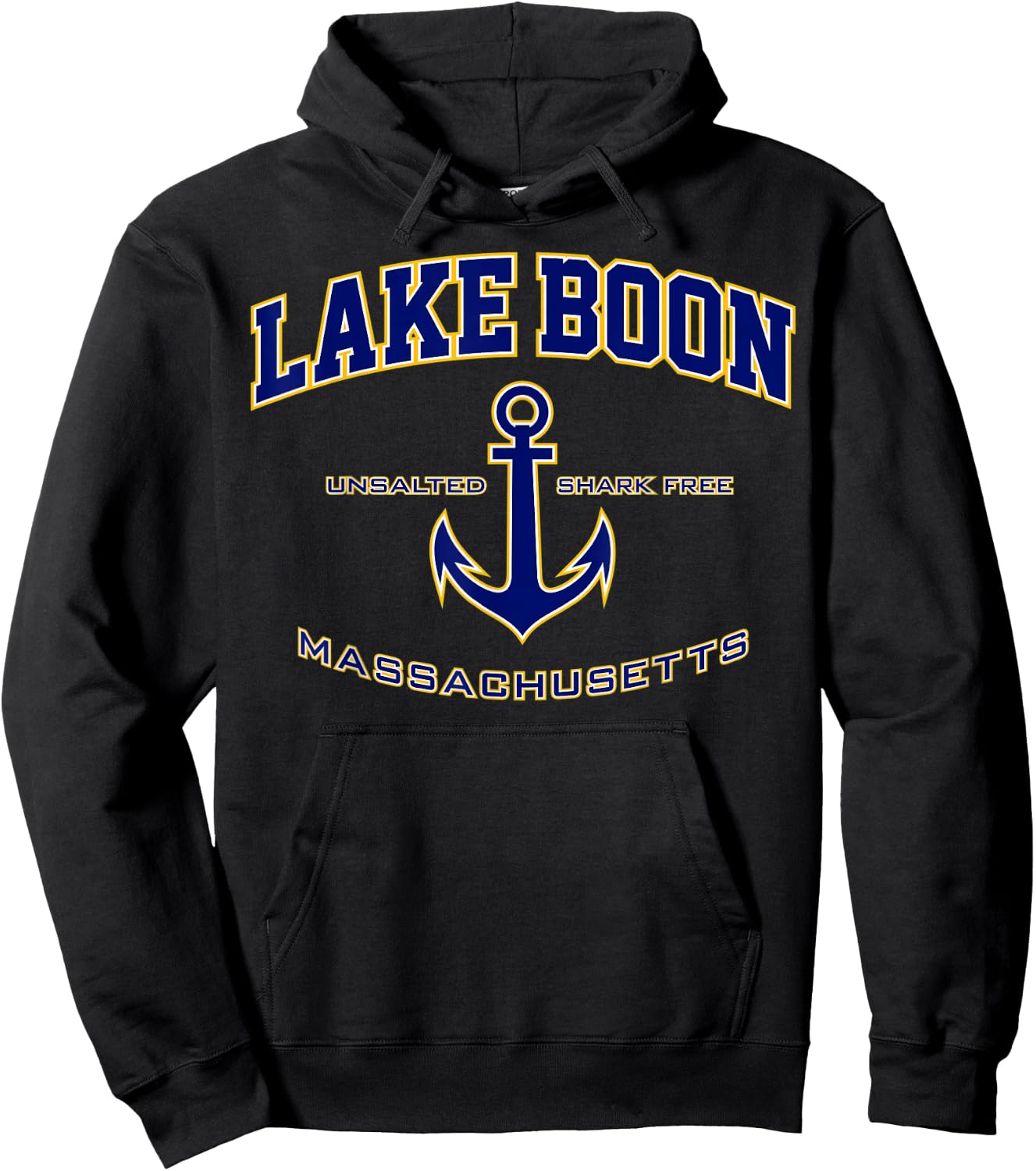 Lake Boon MA Hoodie - Hoodie | Black