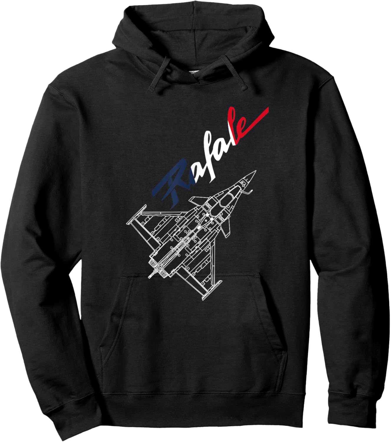 Dassault Rafale French Flag Hoodie - Hoodie | Black