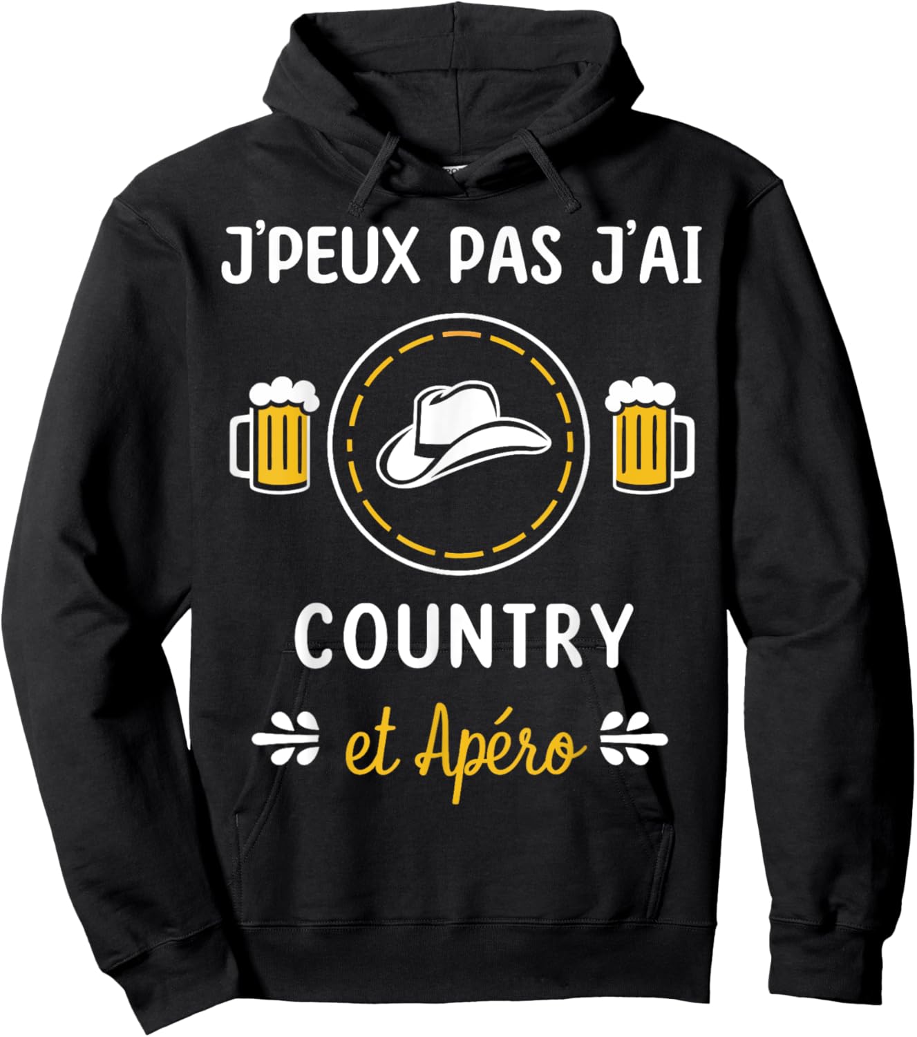 I Can't Have Country , Black, S Hoodie - Hoodie | Black