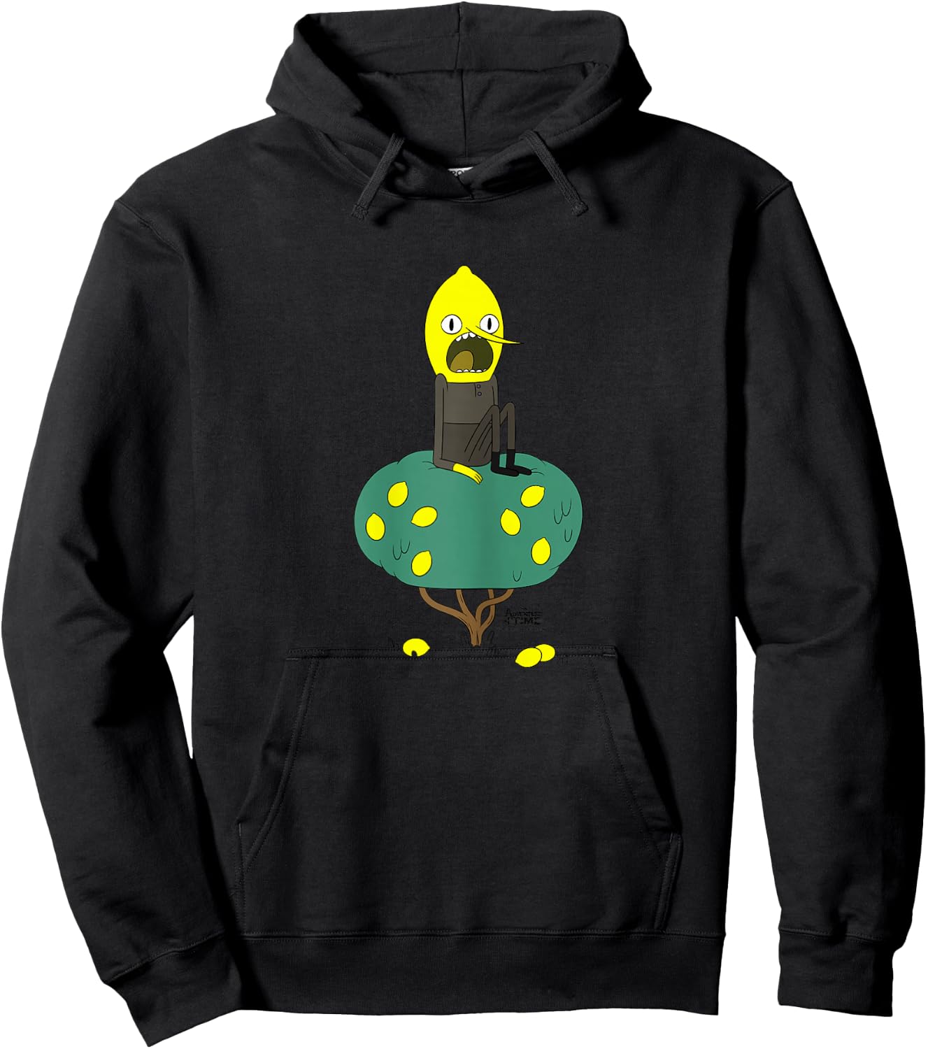 Adventure Time Lemongrab Tree Hoodie - Hoodie | Black