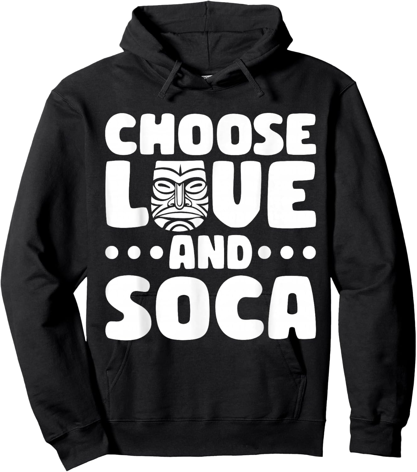Choose Love And Soca Caribbean Carnival Soca Party Hoodie - Hoodie | Black