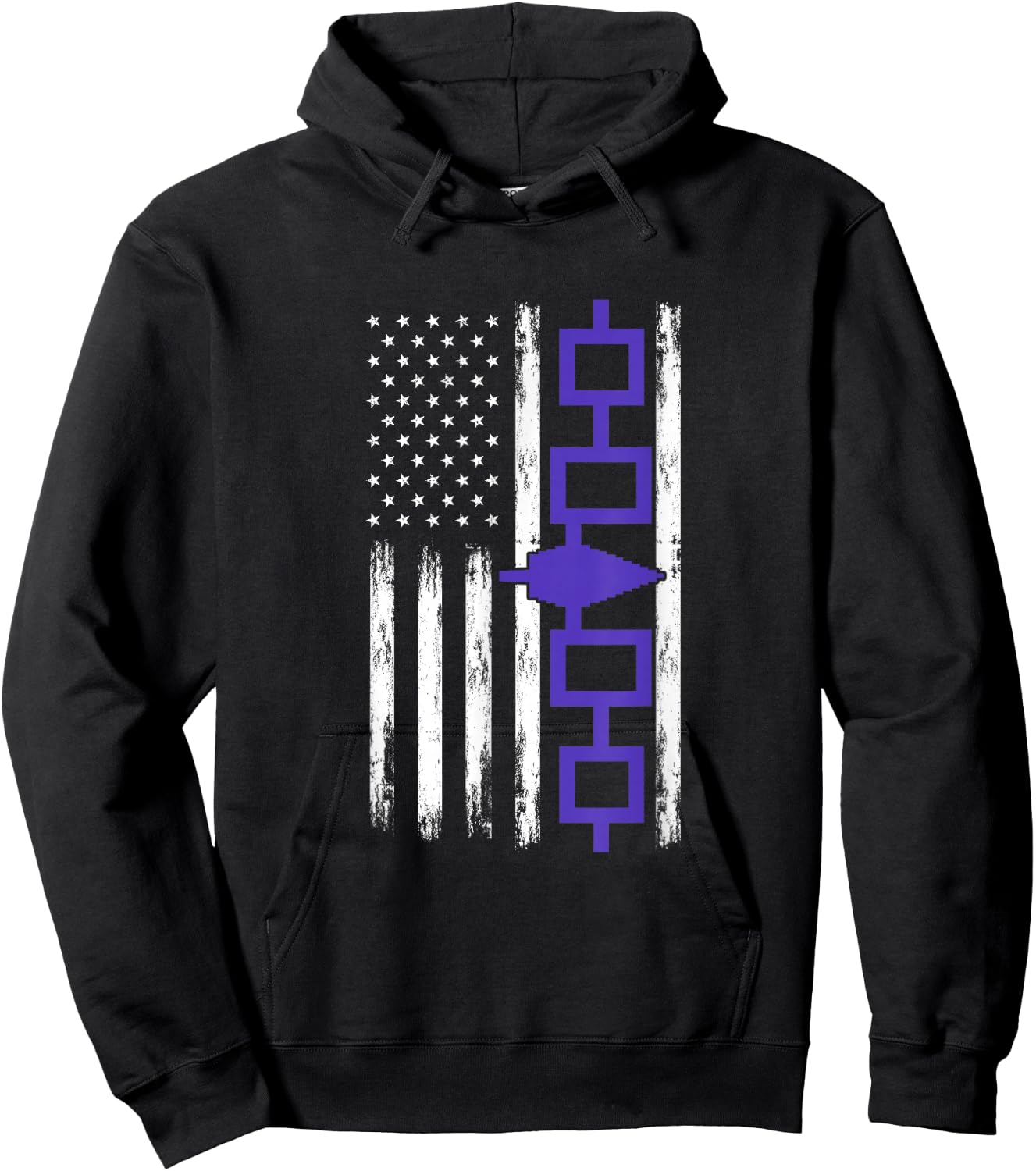 Iroquois Flag - Native Pride American Indian Tribe Hoodie - Hoodie | Black