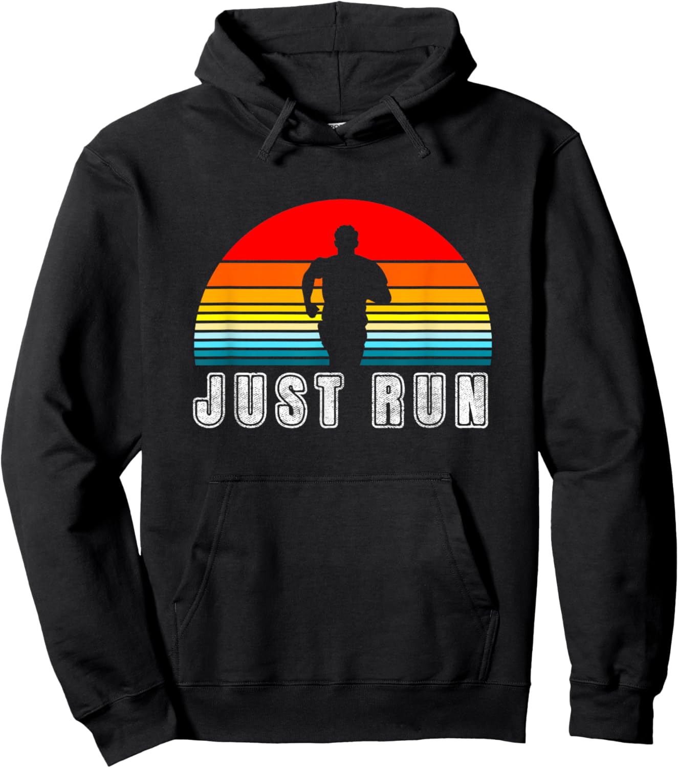 Just Run Running Runner Hoodie - Hoodie | Black