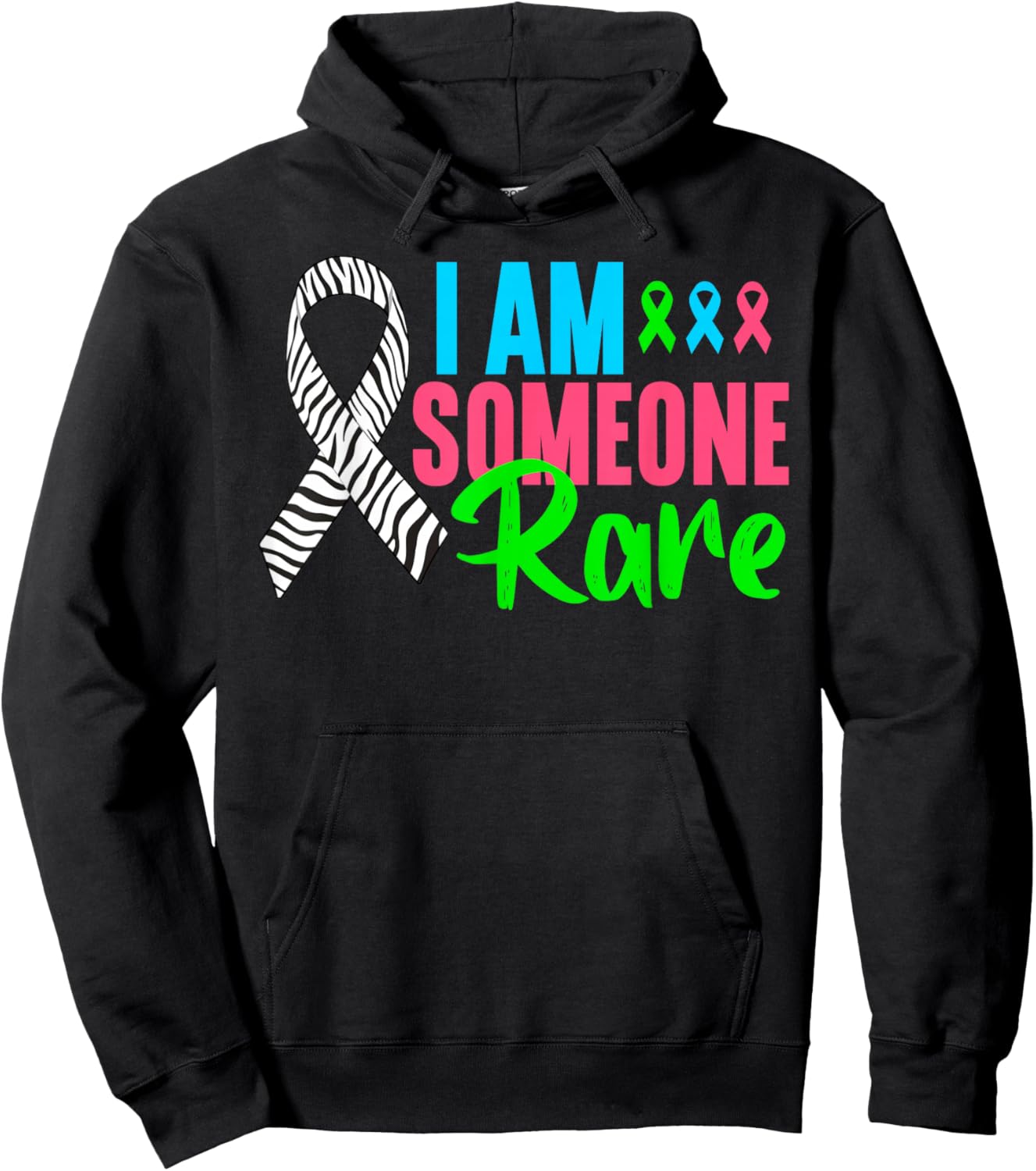 Rare Disease Day 2026 Shirt - I am Rare Disease Awareness Hoodie - Hoodie | Black