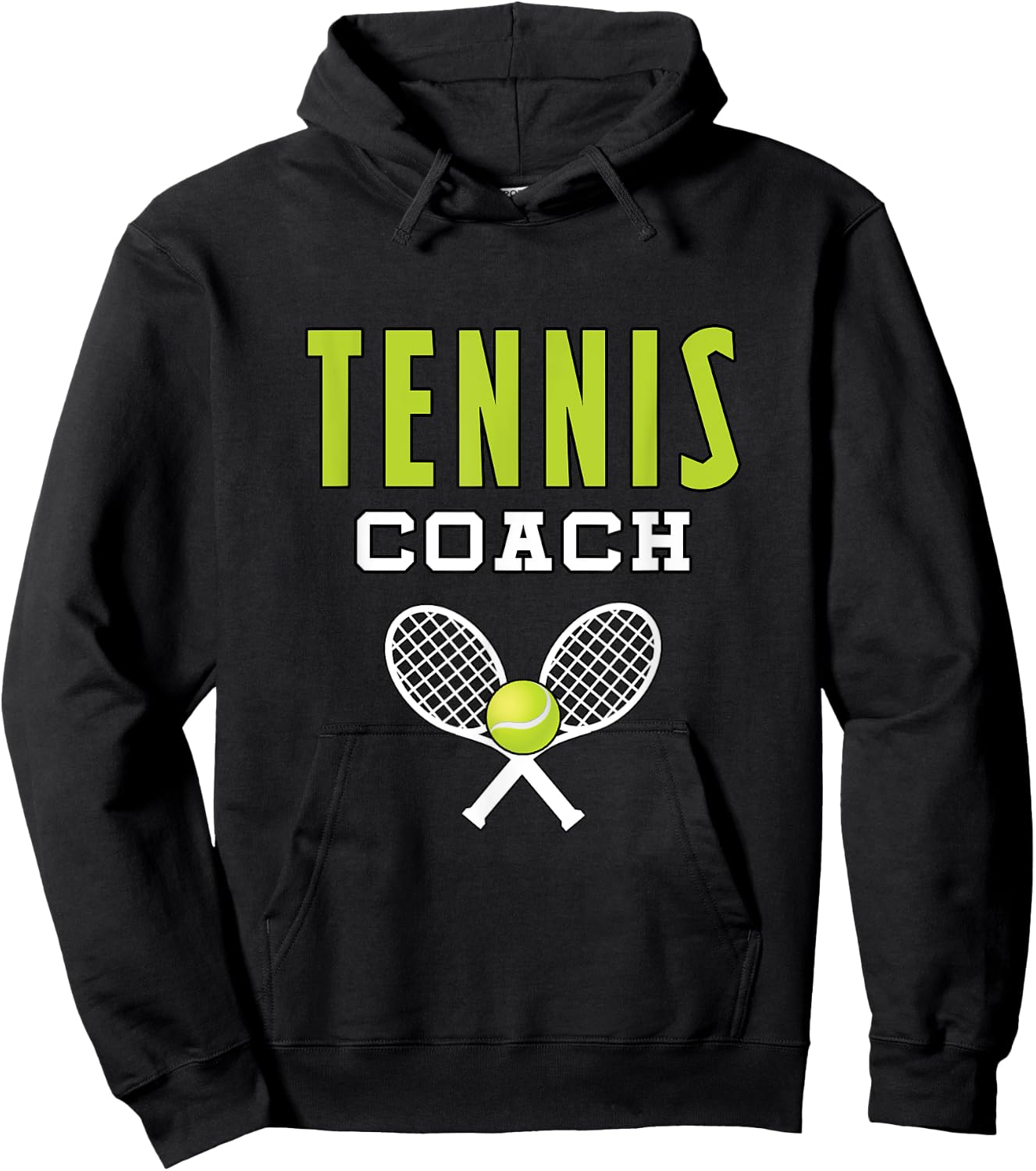 Tennis Coach Hoodie - Hoodie | Black