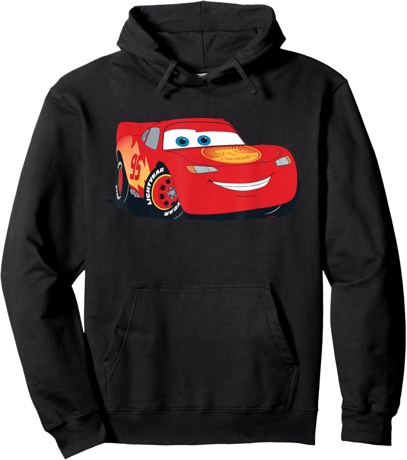 Disney and Pixar's Cars Lightning McQueen Big Pic Costume Hoodie - Hoodie | Black