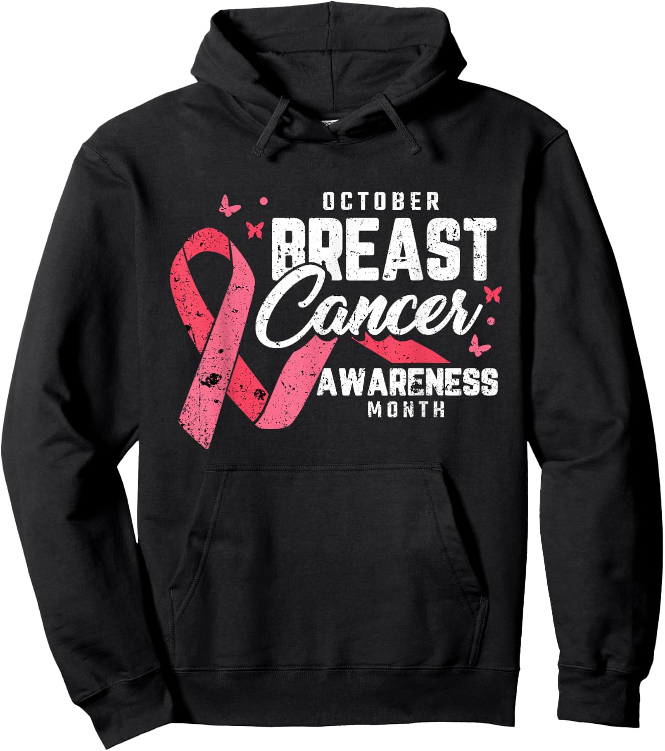 Breast Cancer Awareness Month October Inspirational Gifts Hoodie - Hoodie | Black